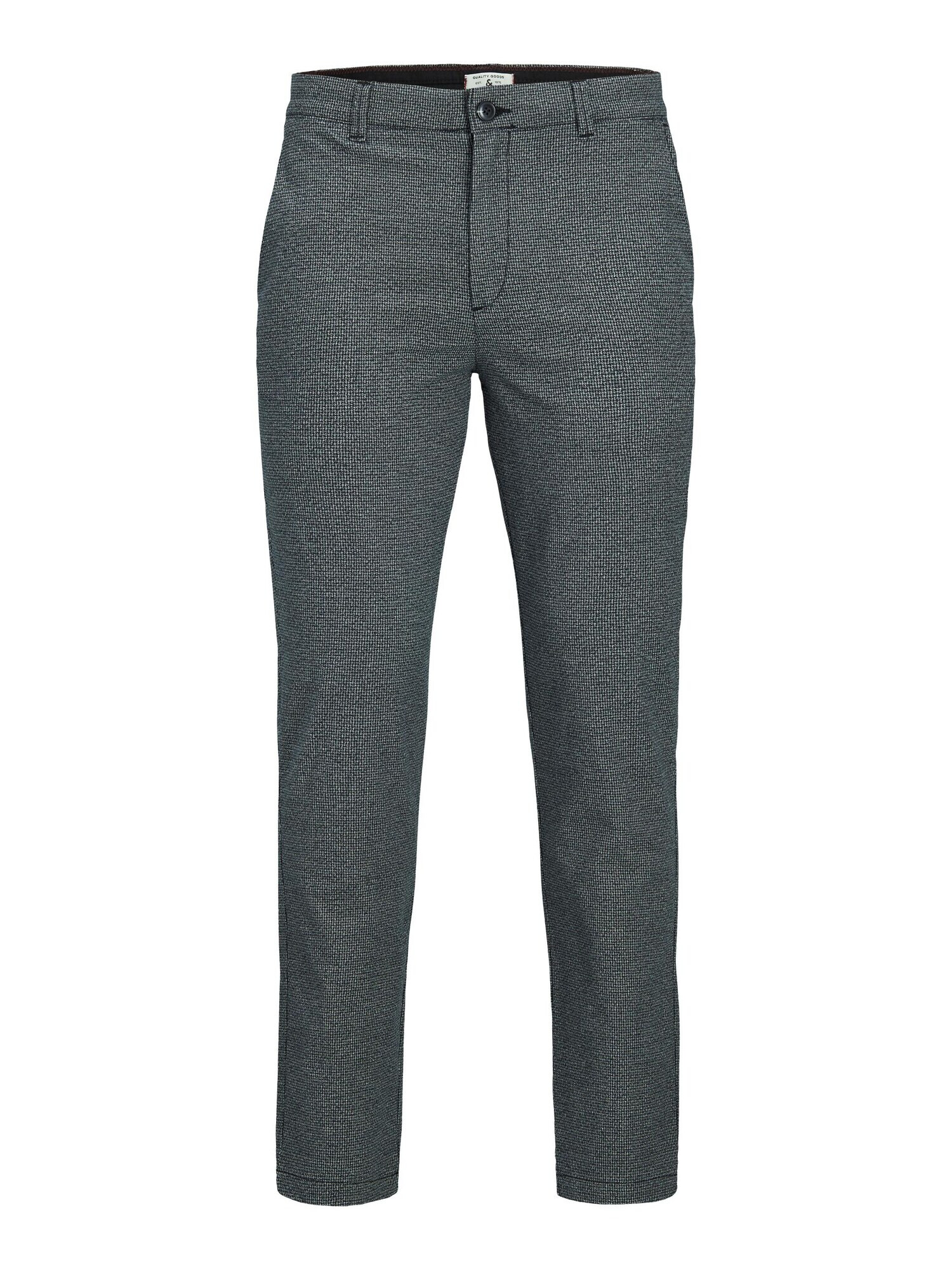 JACK & JONES Chino hlače 'Ollie Charlie' pegasto črna - Pepit.si