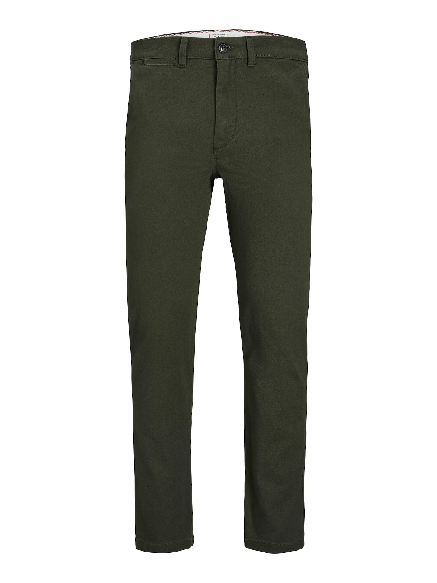 JACK & JONES Chino hlače 'Ollie Dave' temno siva / oliva - Pepit.si