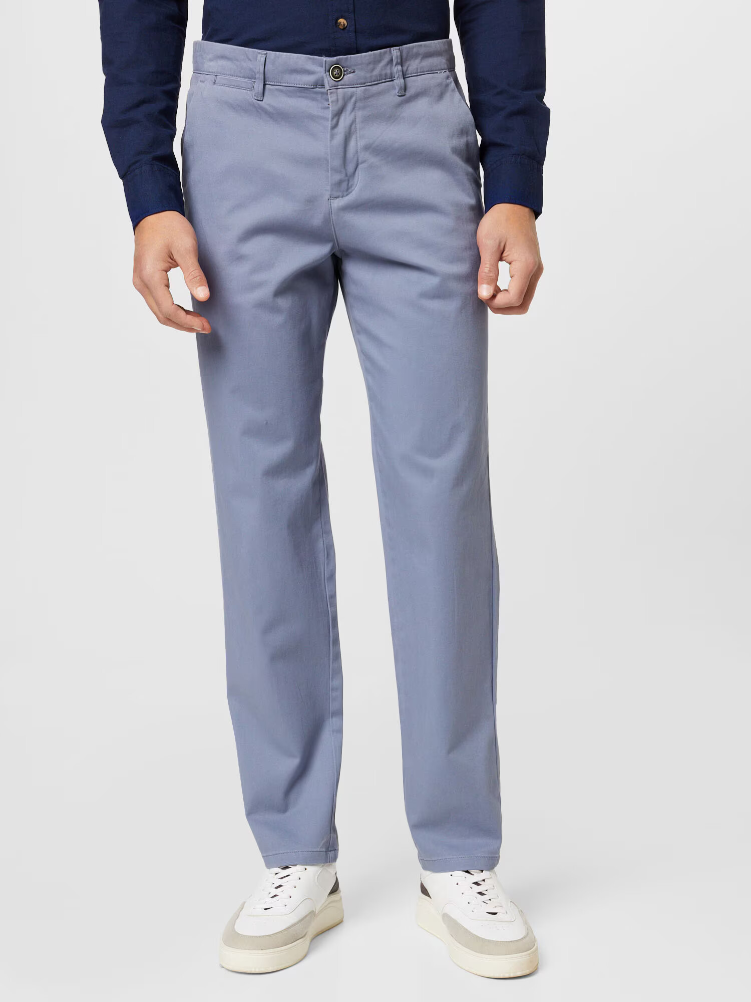 JACK & JONES Chino hlače 'OLLIE' dimno modra - Pepit.si