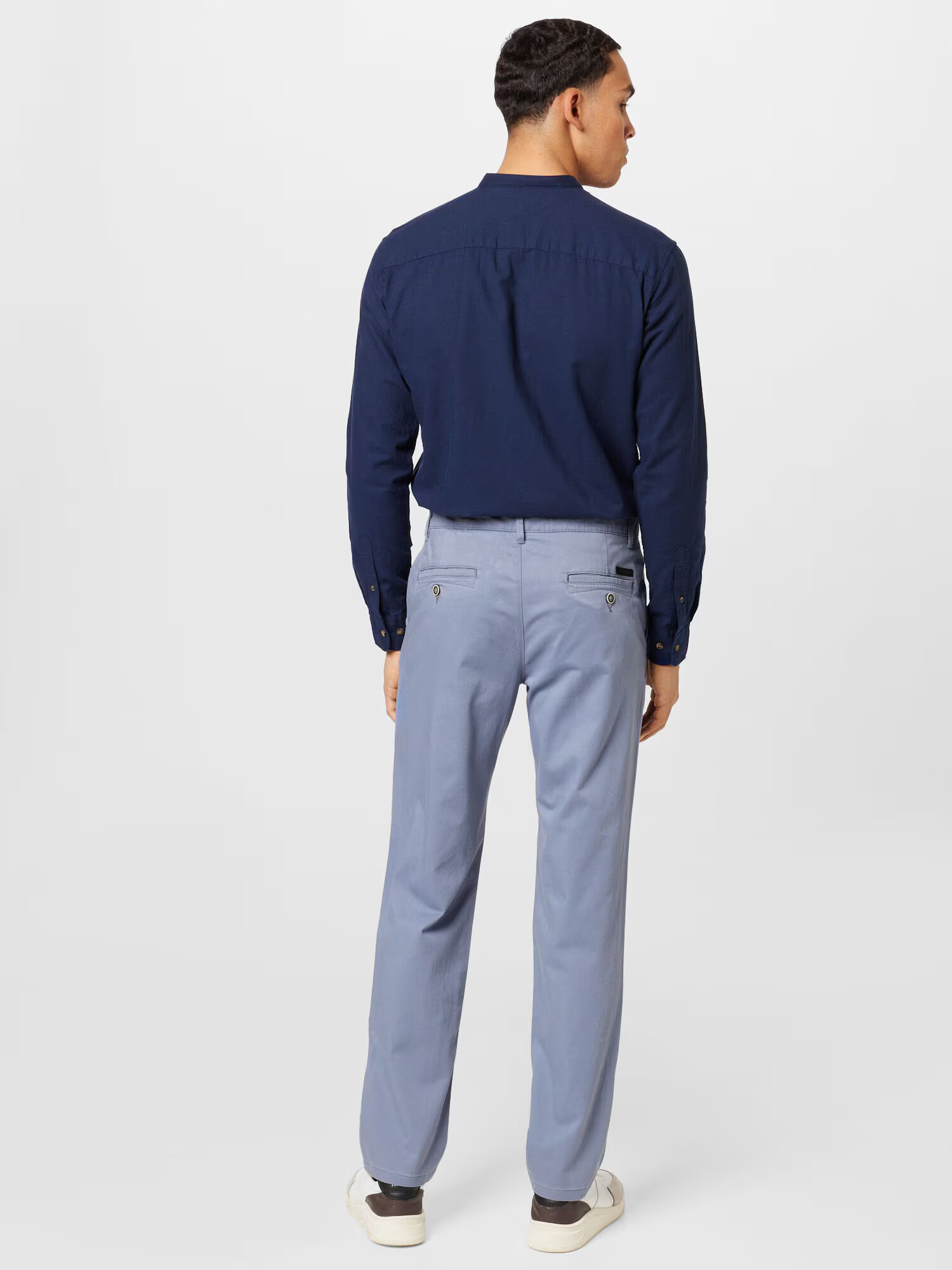 JACK & JONES Chino hlače 'OLLIE' dimno modra - Pepit.si