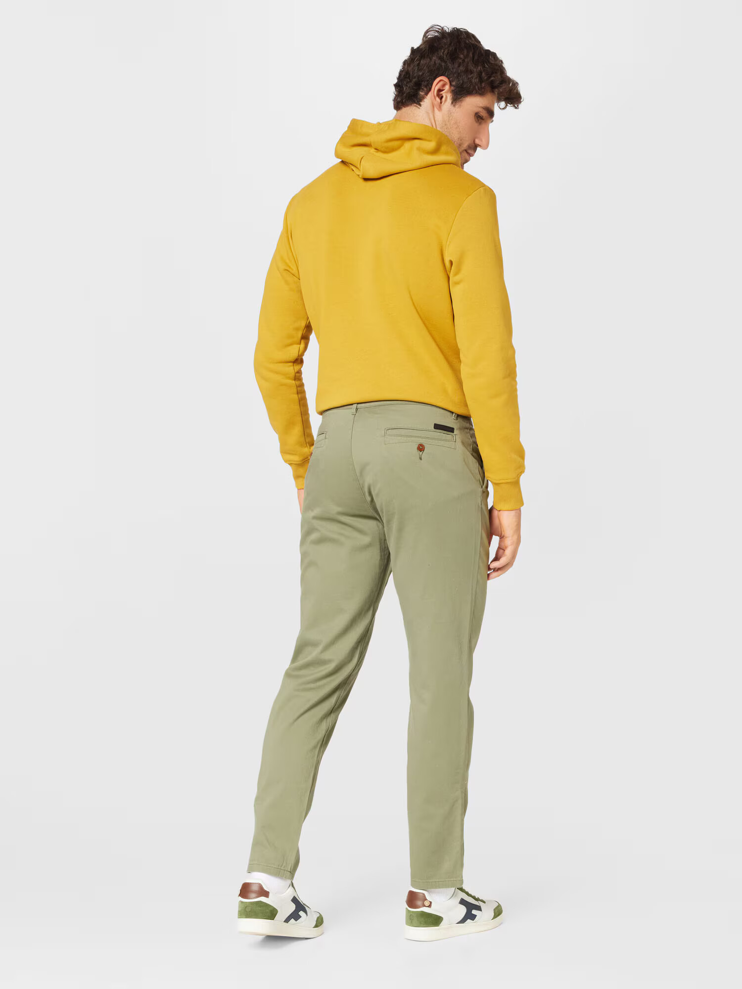 JACK & JONES Chino hlače 'OLLIE' oliva - Pepit.si