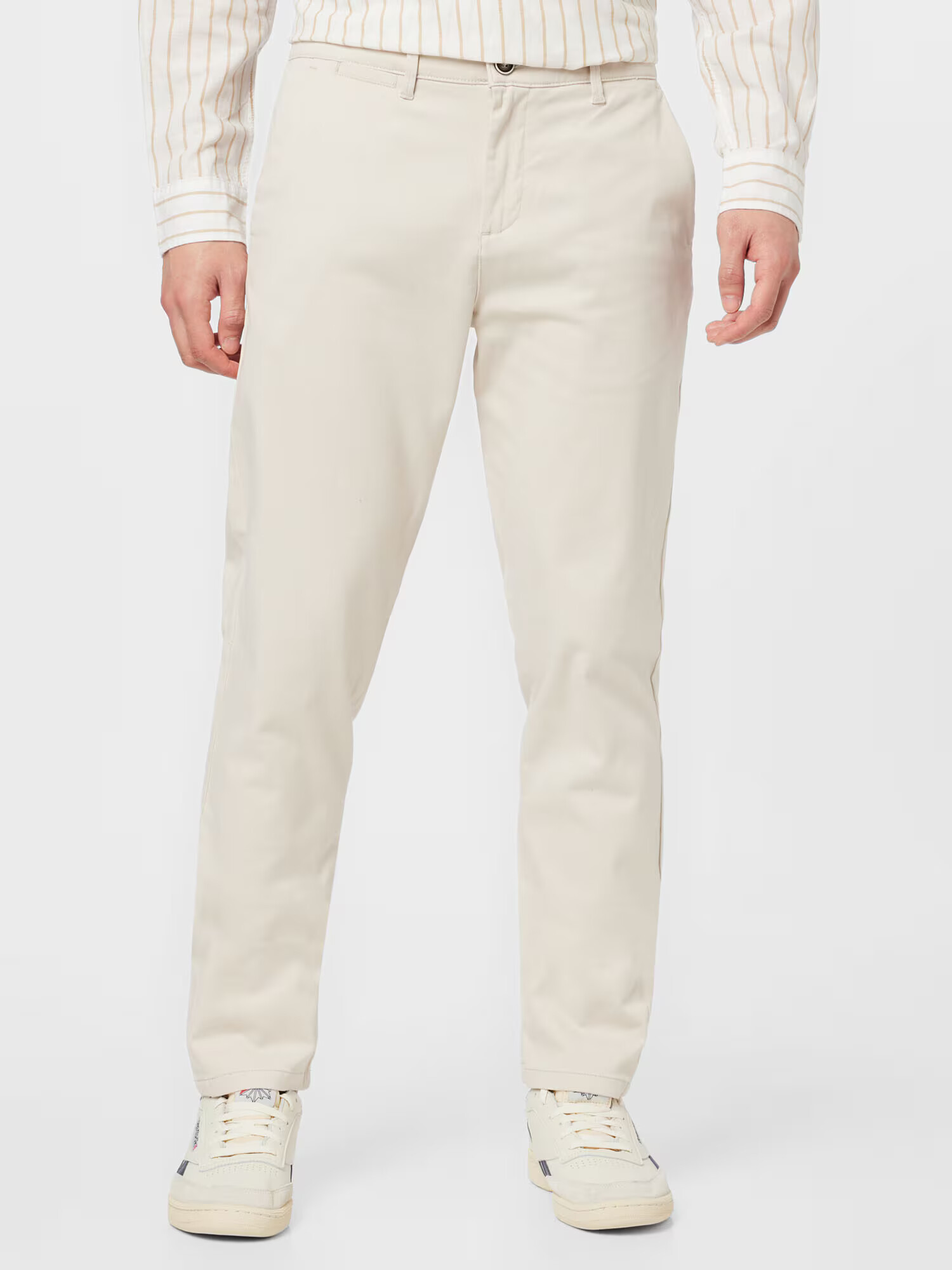 JACK & JONES Chino hlače 'OLLIE' slonovina - Pepit.si