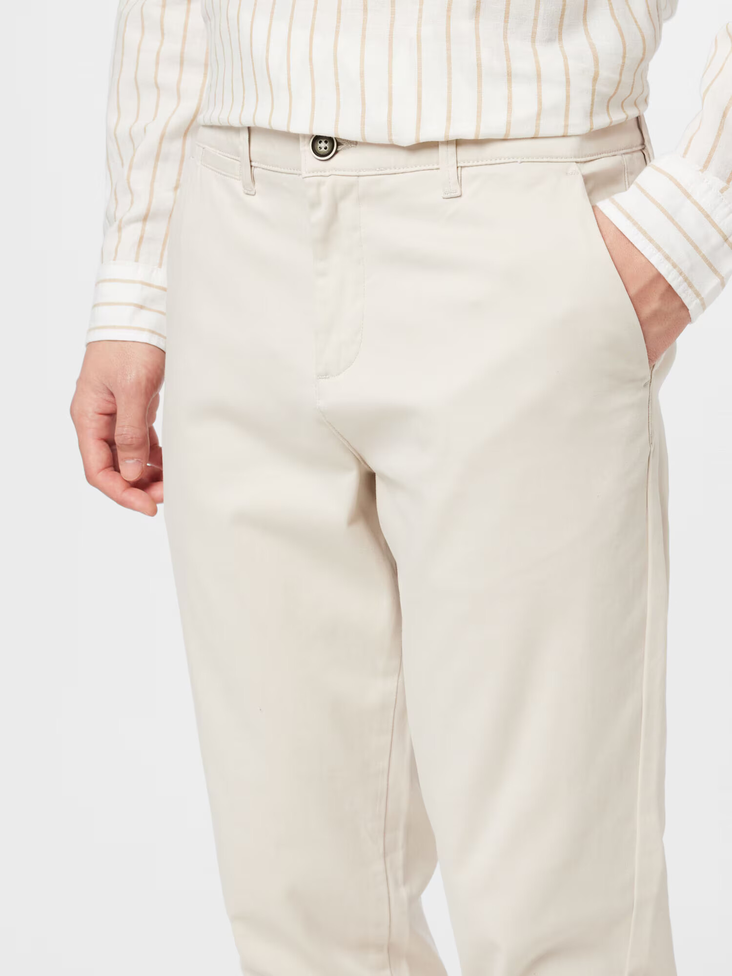 JACK & JONES Chino hlače 'OLLIE' slonovina - Pepit.si