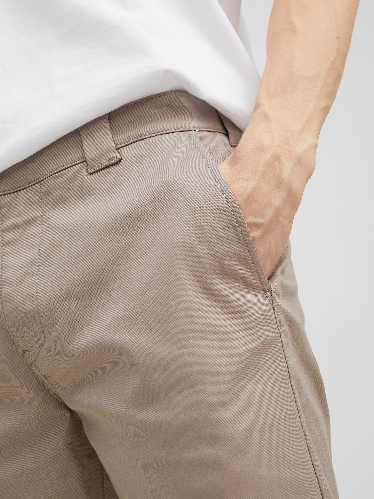 JACK & JONES Chino hlače 'Pablo' temno bež - Pepit.si