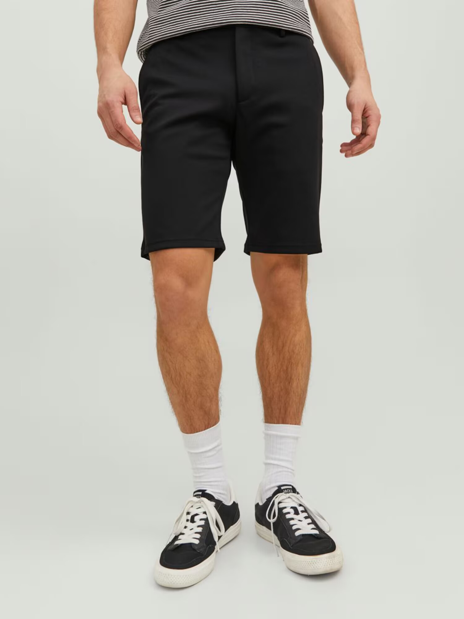 JACK & JONES Chino hlače 'PHIL' črna - Pepit.si