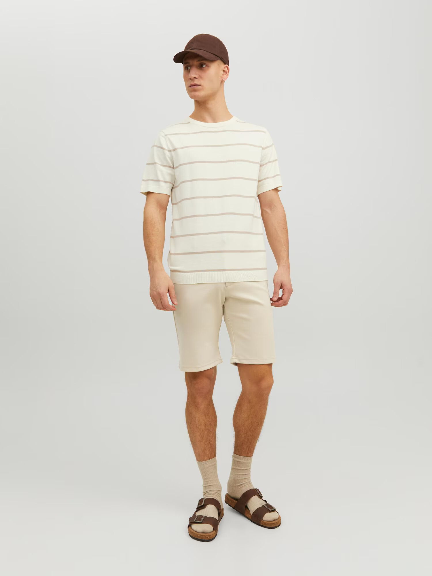 JACK & JONES Chino hlače 'Phil' svetlo bež - Pepit.si