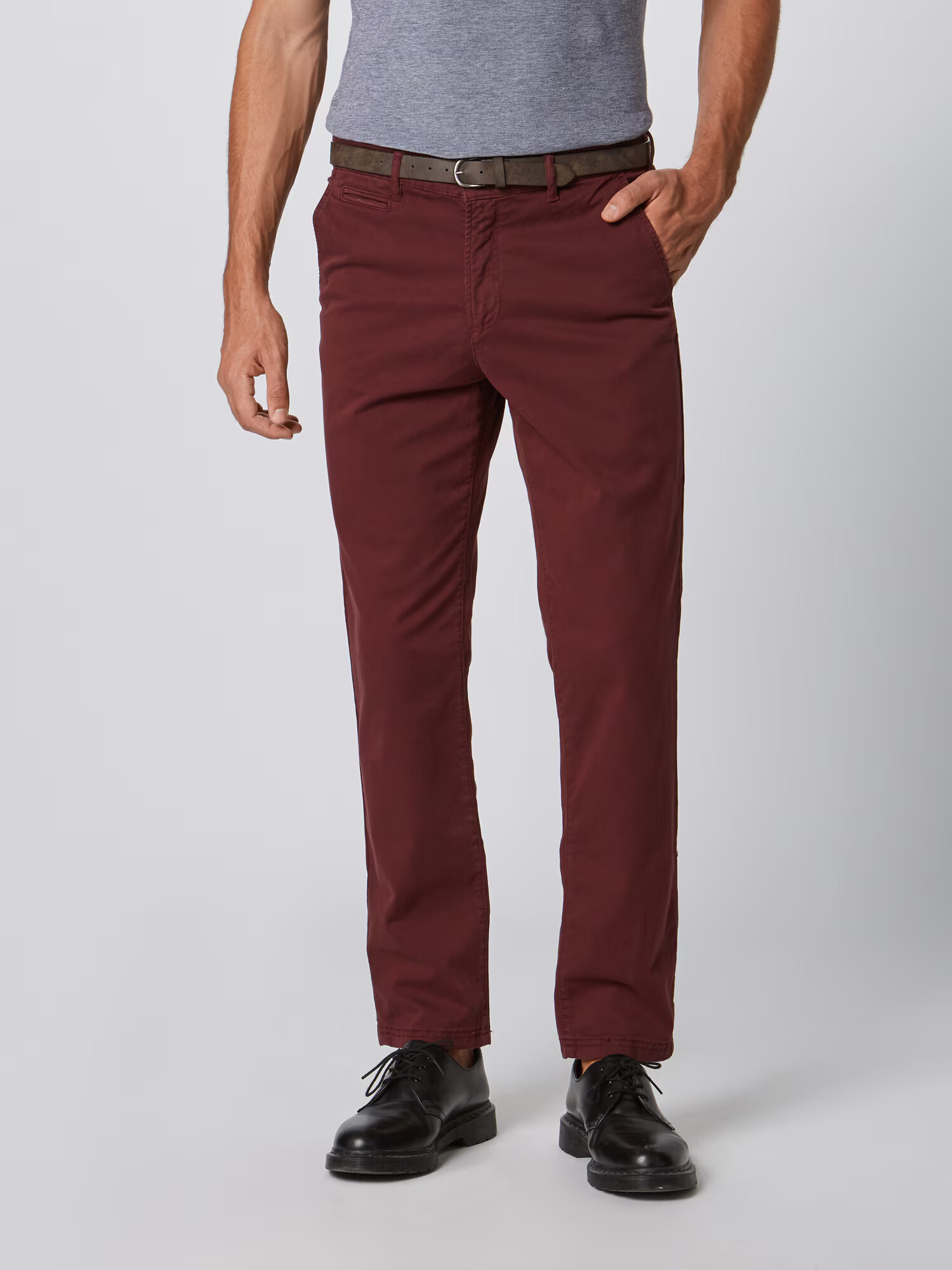 JACK & JONES Chino hlače 'ROY JAMES' bordo - Pepit.si