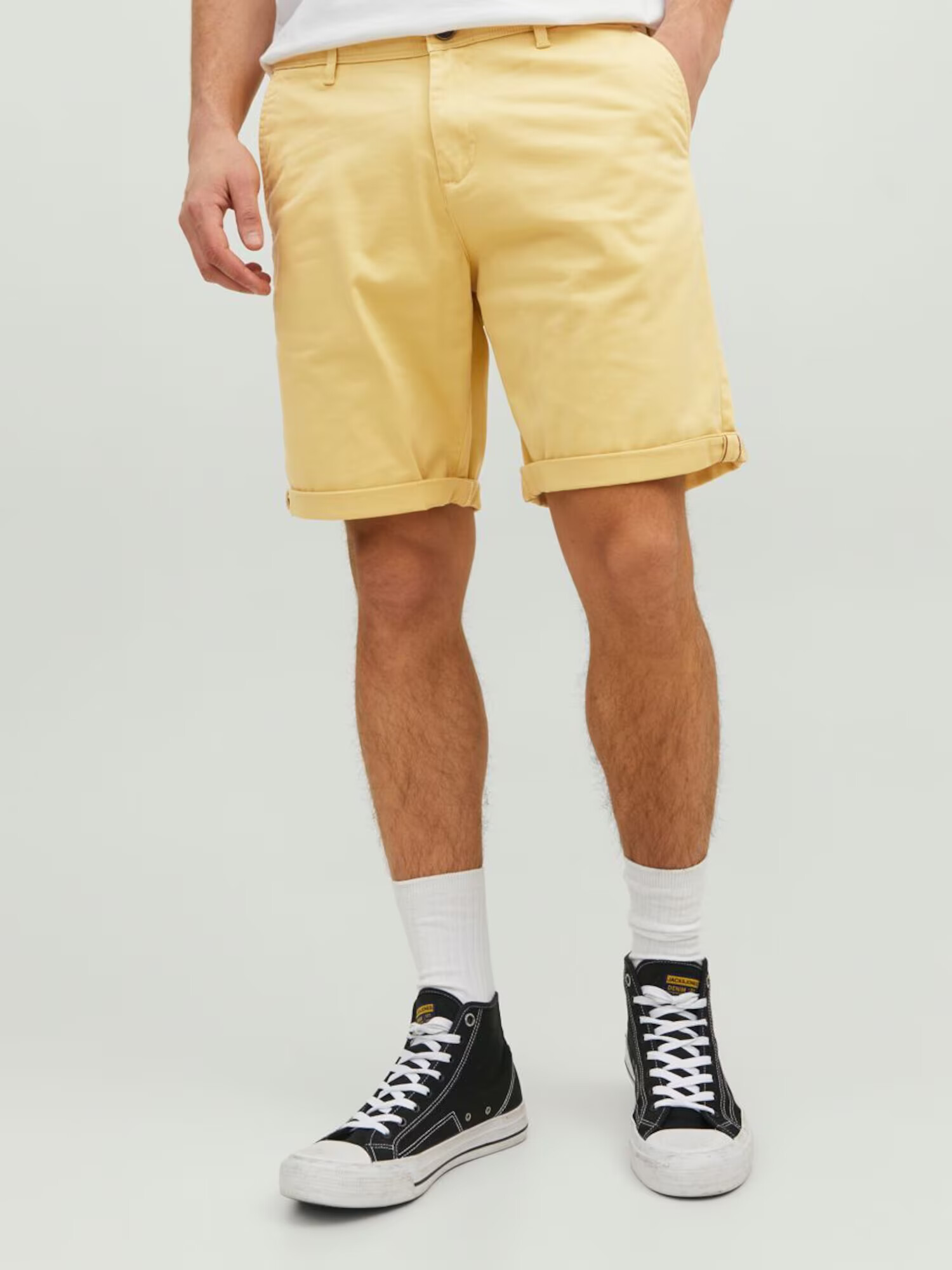 JACK & JONES Chino hlače rumena / limonino-rumena - Pepit.si