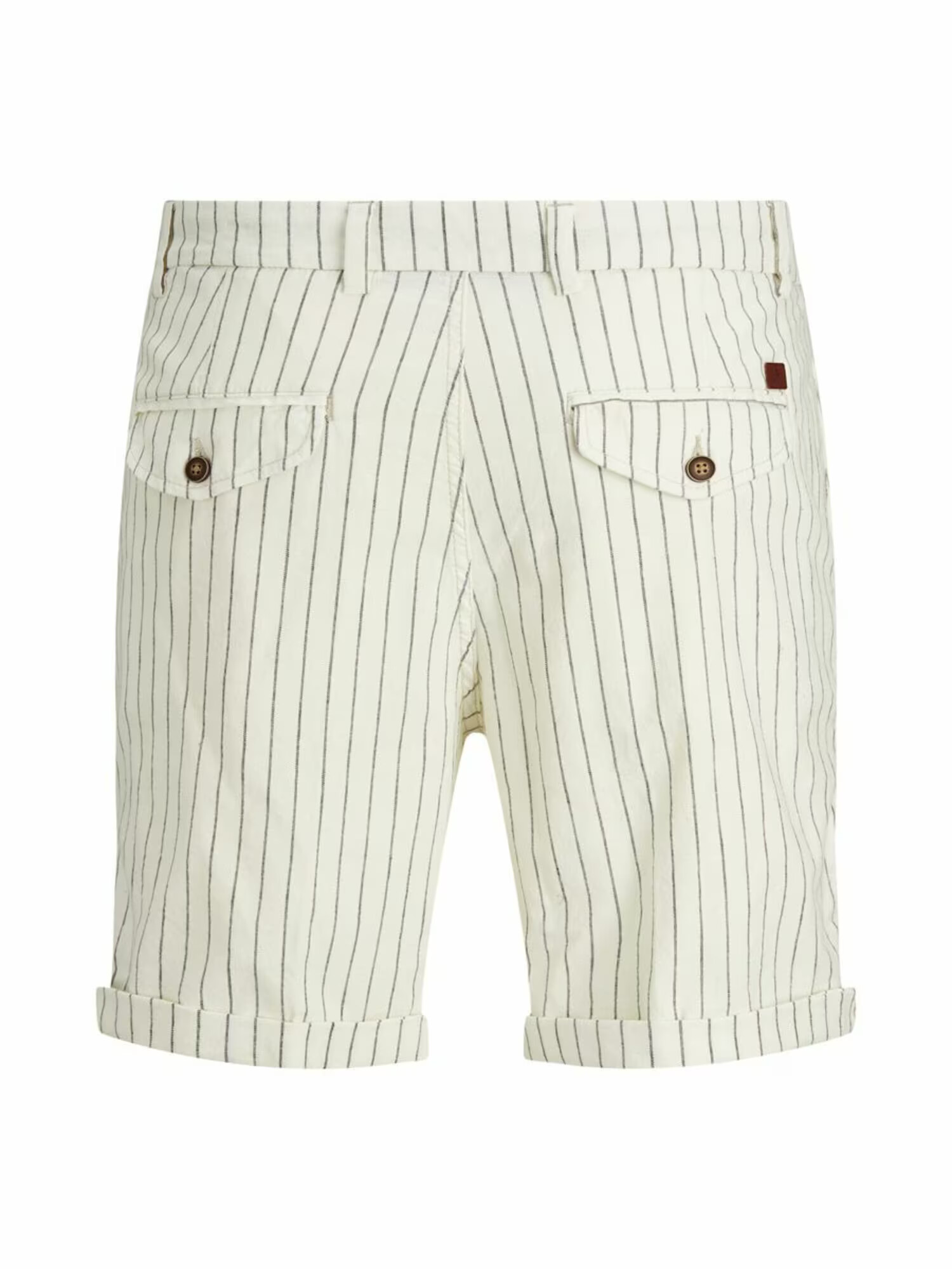 JACK & JONES Chino hlače temno modra / bela - Pepit.si