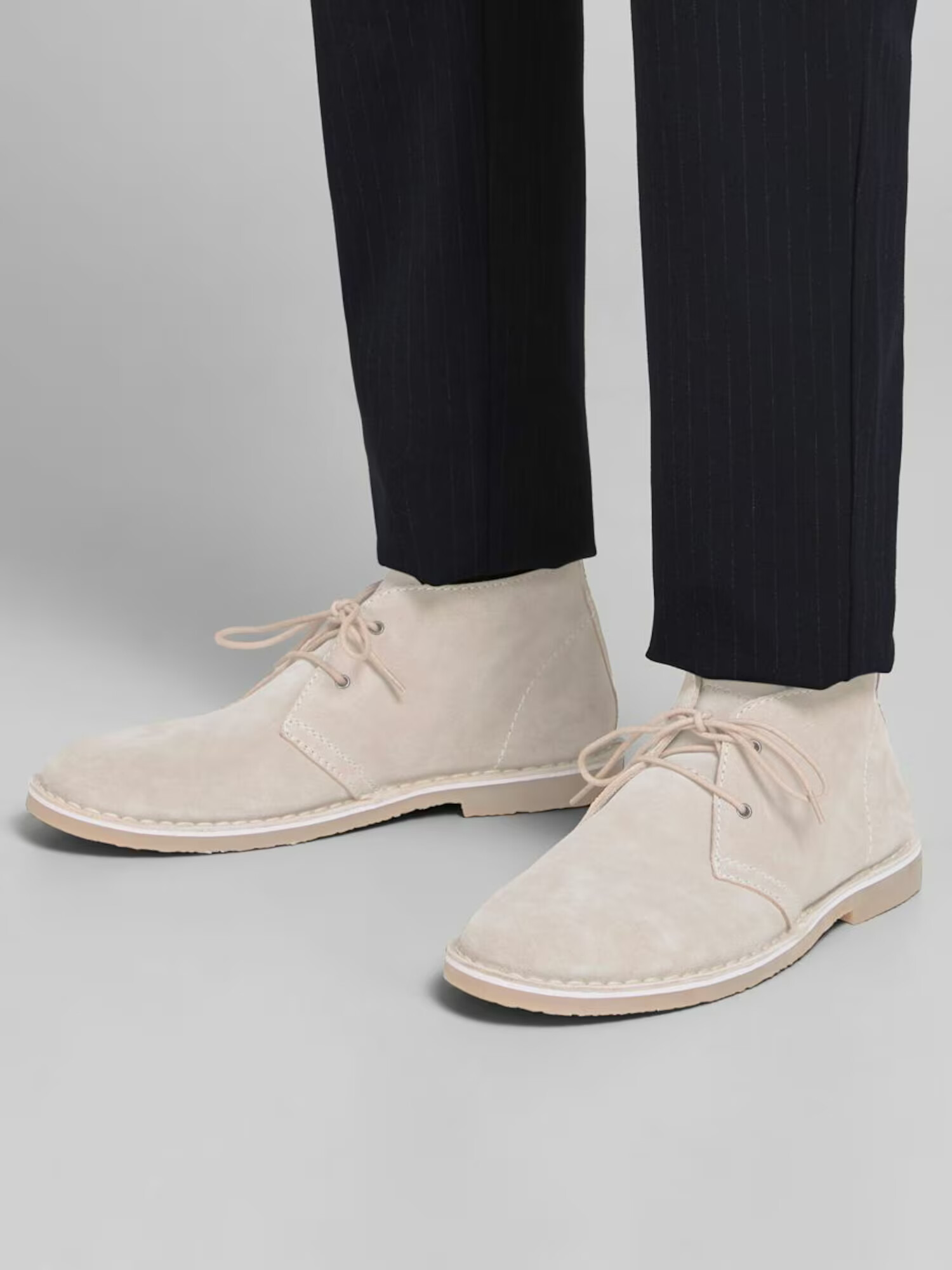 JACK & JONES Chukka gležnarji bež - Pepit.si