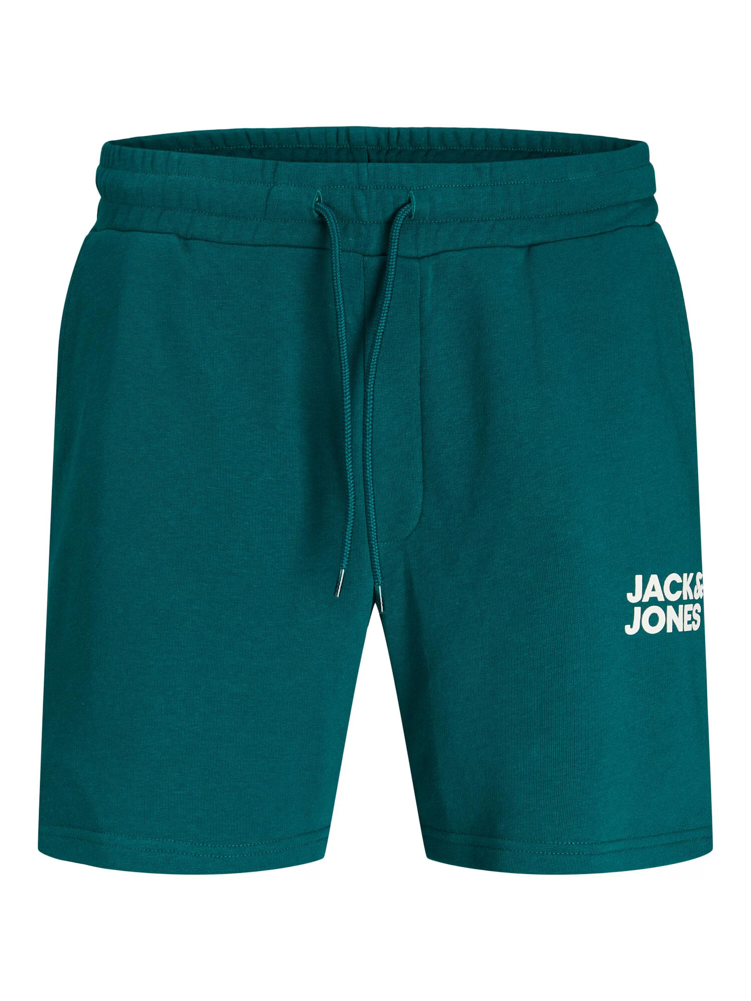 JACK & JONES Hlače 'BEX' smaragd / bela - Pepit.si