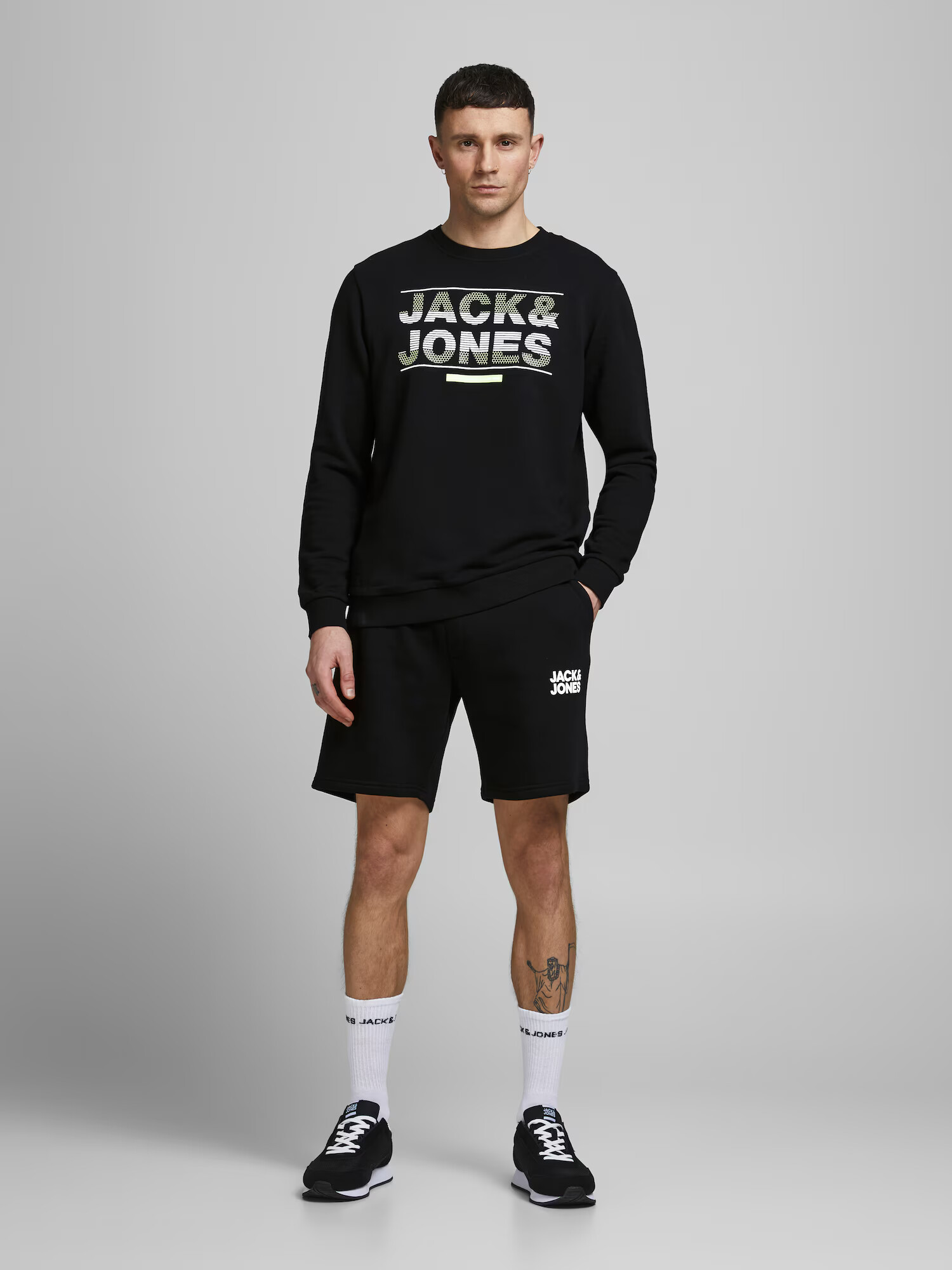 JACK & JONES Hlače črna - Pepit.si