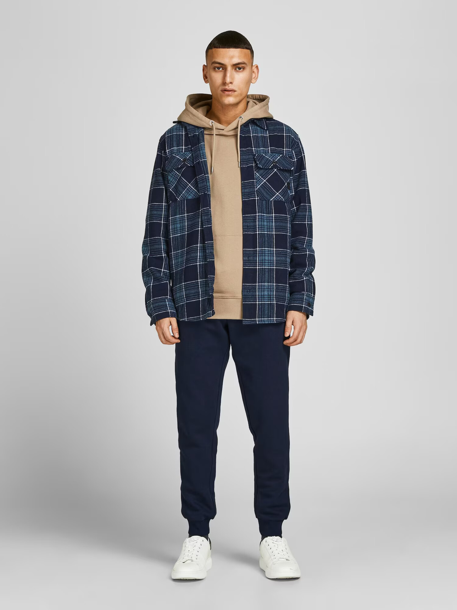 JACK & JONES Hlače 'Gordon' mornarska - Pepit.si