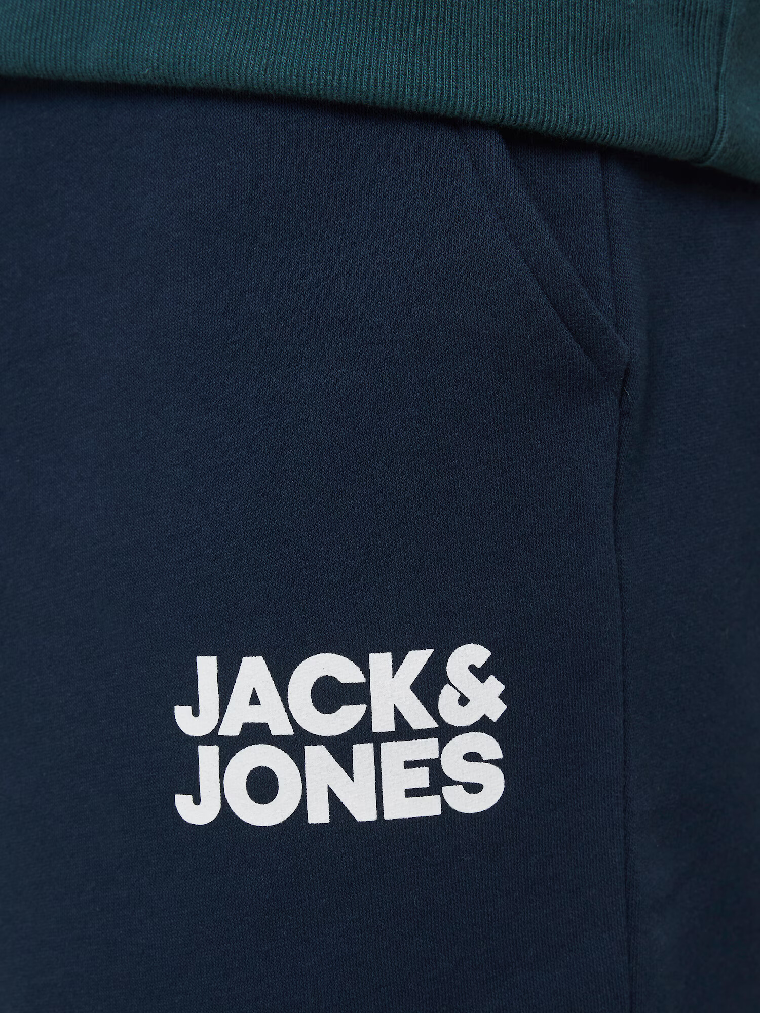 JACK & JONES Hlače nočno modra / bela - Pepit.si