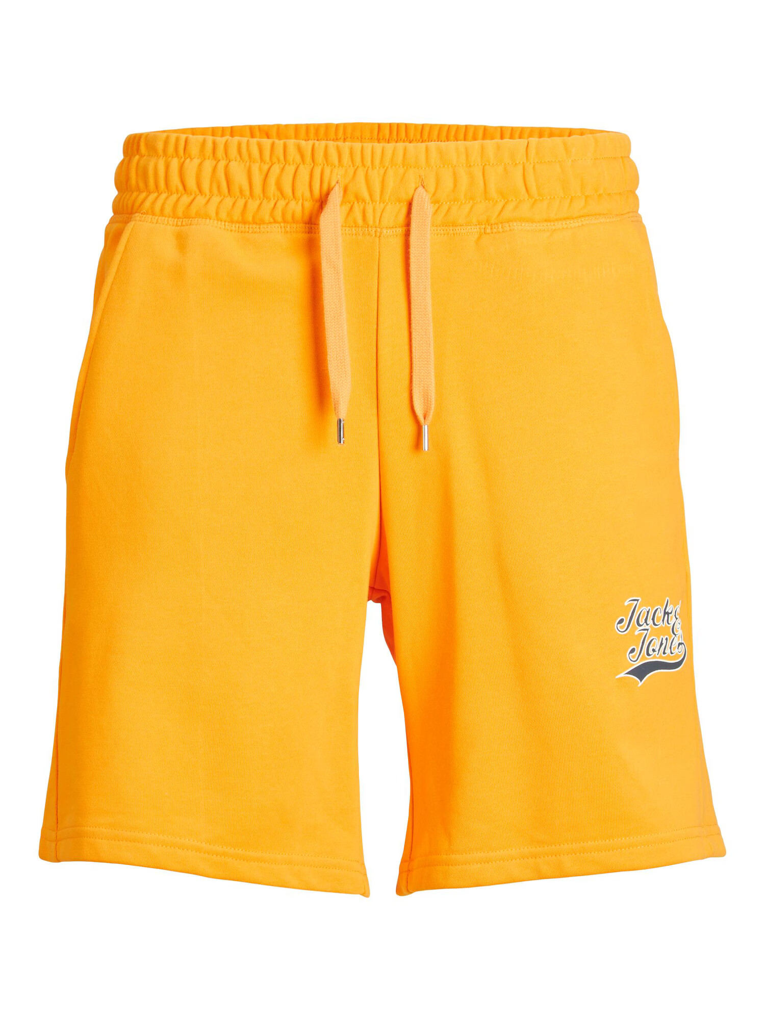 JACK & JONES Hlače 'TREVOR' temno modra / mandarina / bela - Pepit.si