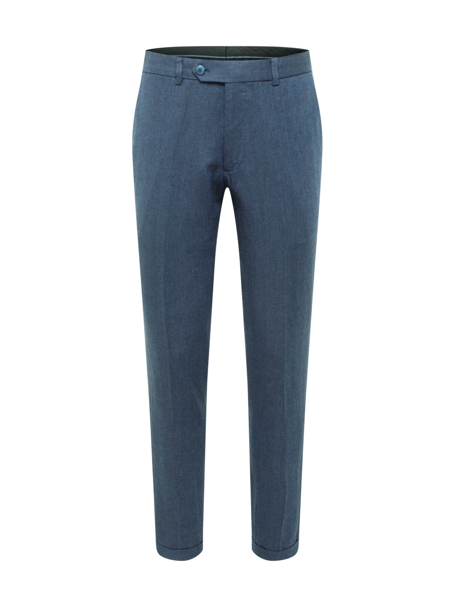 JACK & JONES Hlače z naborki 'JPRRAY LINEN SID TROUSER' mornarska - Pepit.si