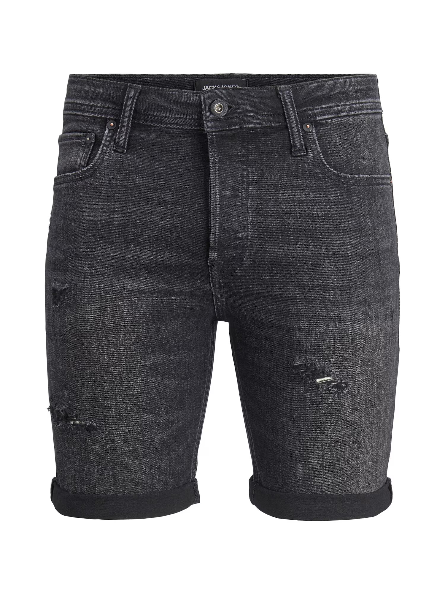 JACK & JONES Kavbojke 'Rick' črn denim - Pepit.si