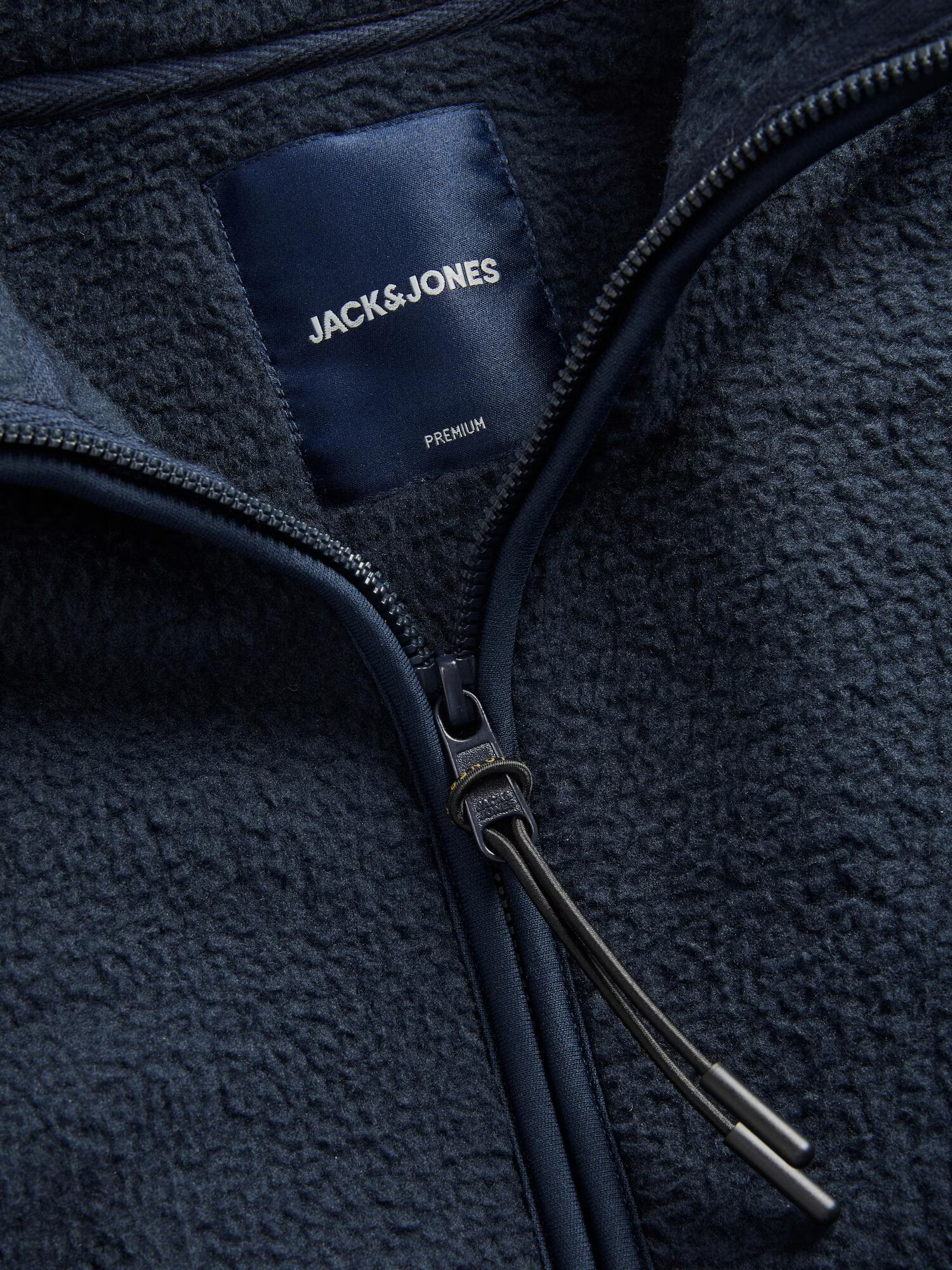 JACK & JONES Jopa iz flisa 'Baker' nočno modra - Pepit.si