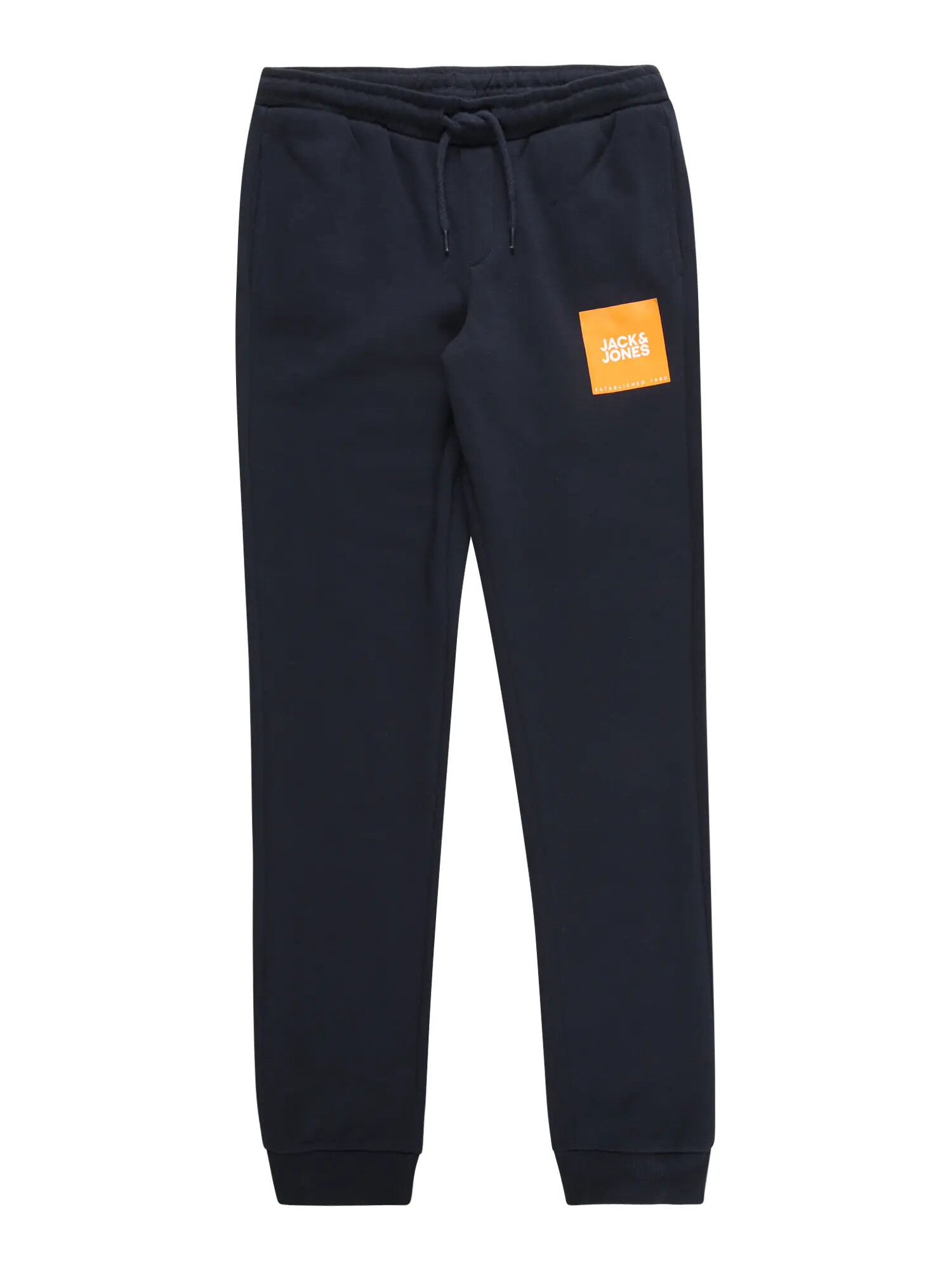 Jack & Jones Junior Hlače 'GORDON LOCK' nočno modra / oranžna / bela - Pepit.si