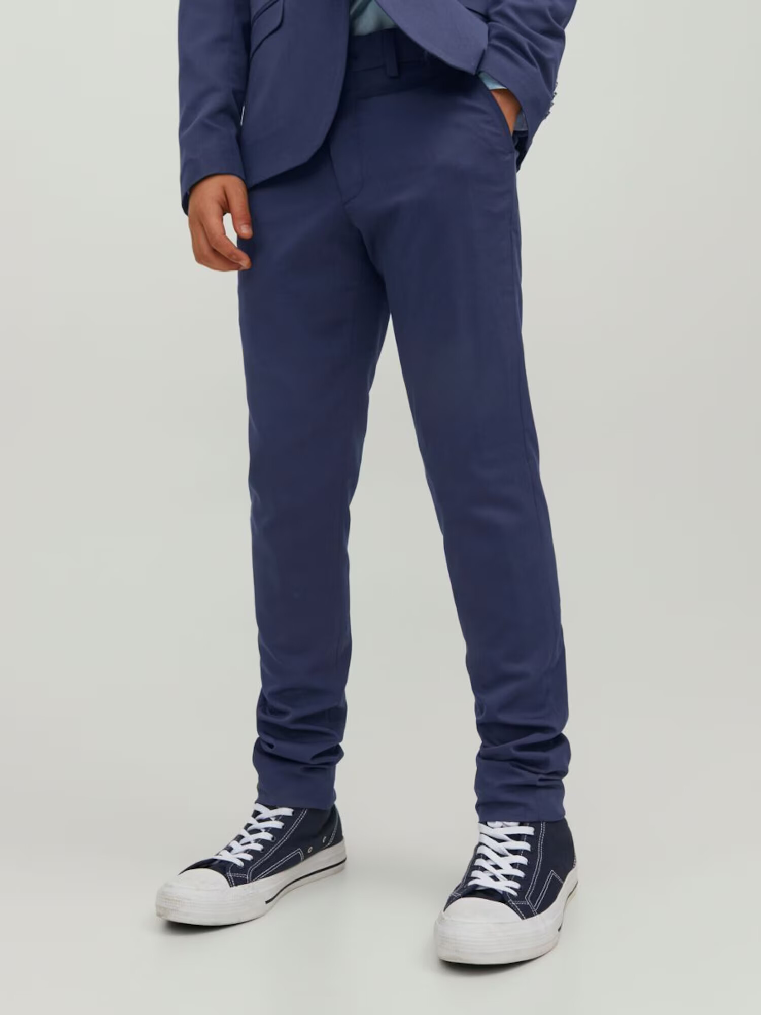 Jack & Jones Junior Hlače mornarska - Pepit.si