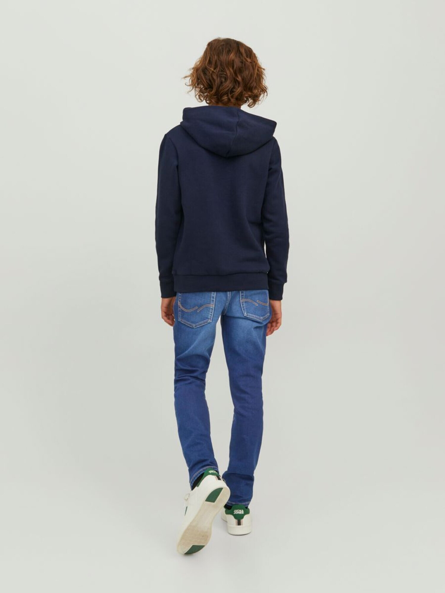 Jack & Jones Junior Kavbojke 'Glenn' moder denim - Pepit.si