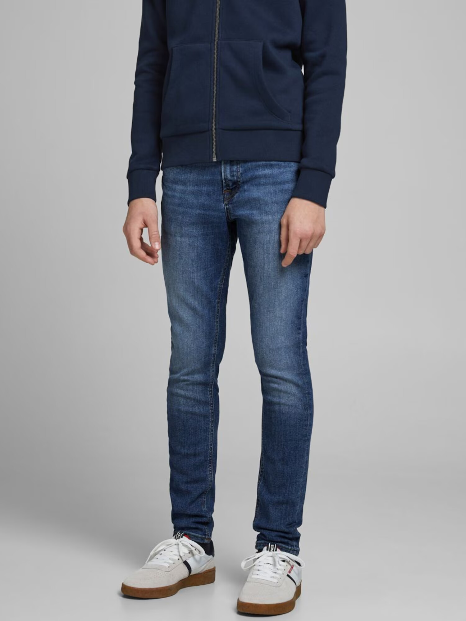 Jack & Jones Junior Kavbojke 'Liam' moder denim - Pepit.si