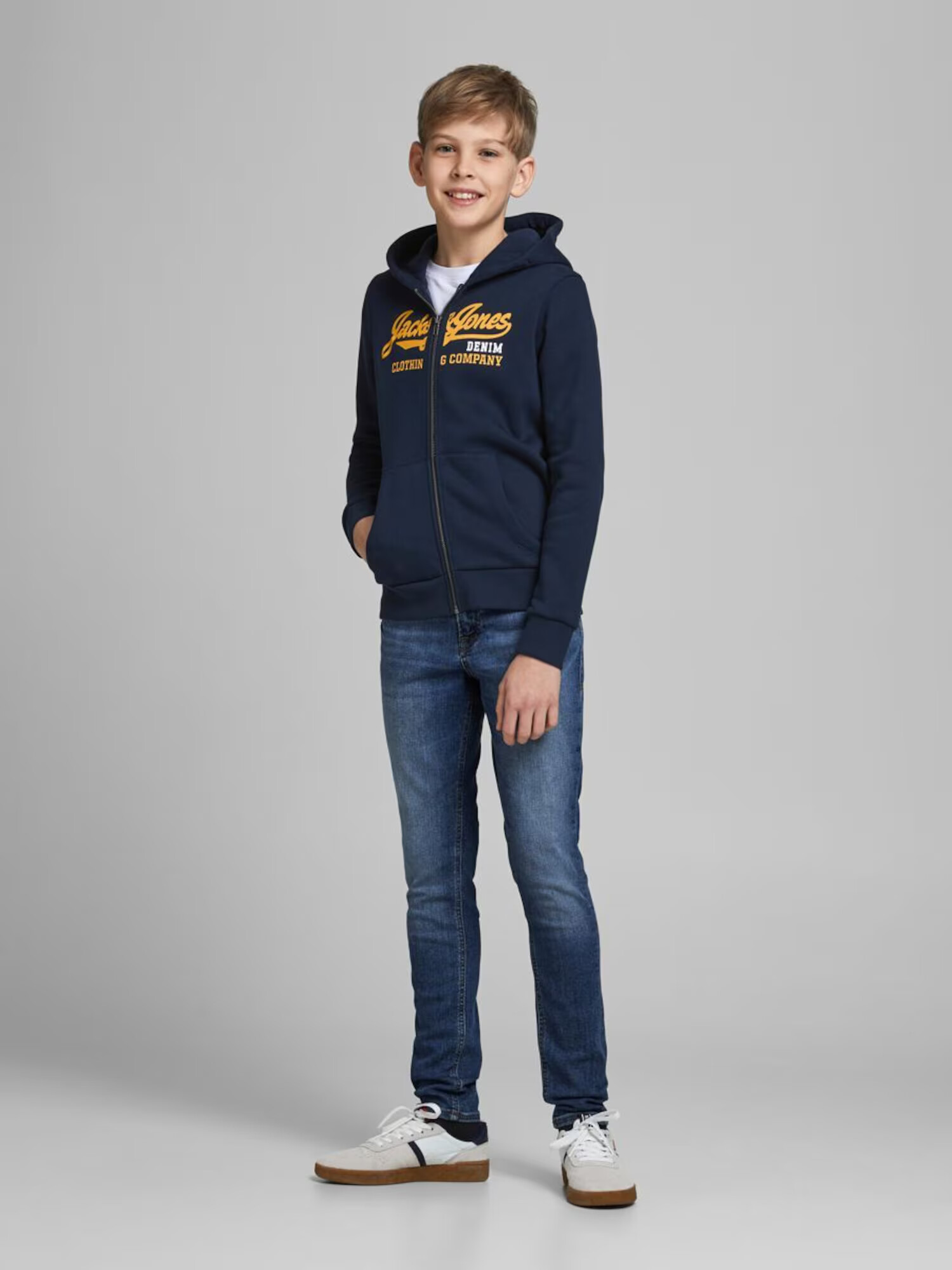 Jack & Jones Junior Kavbojke 'Liam' moder denim - Pepit.si