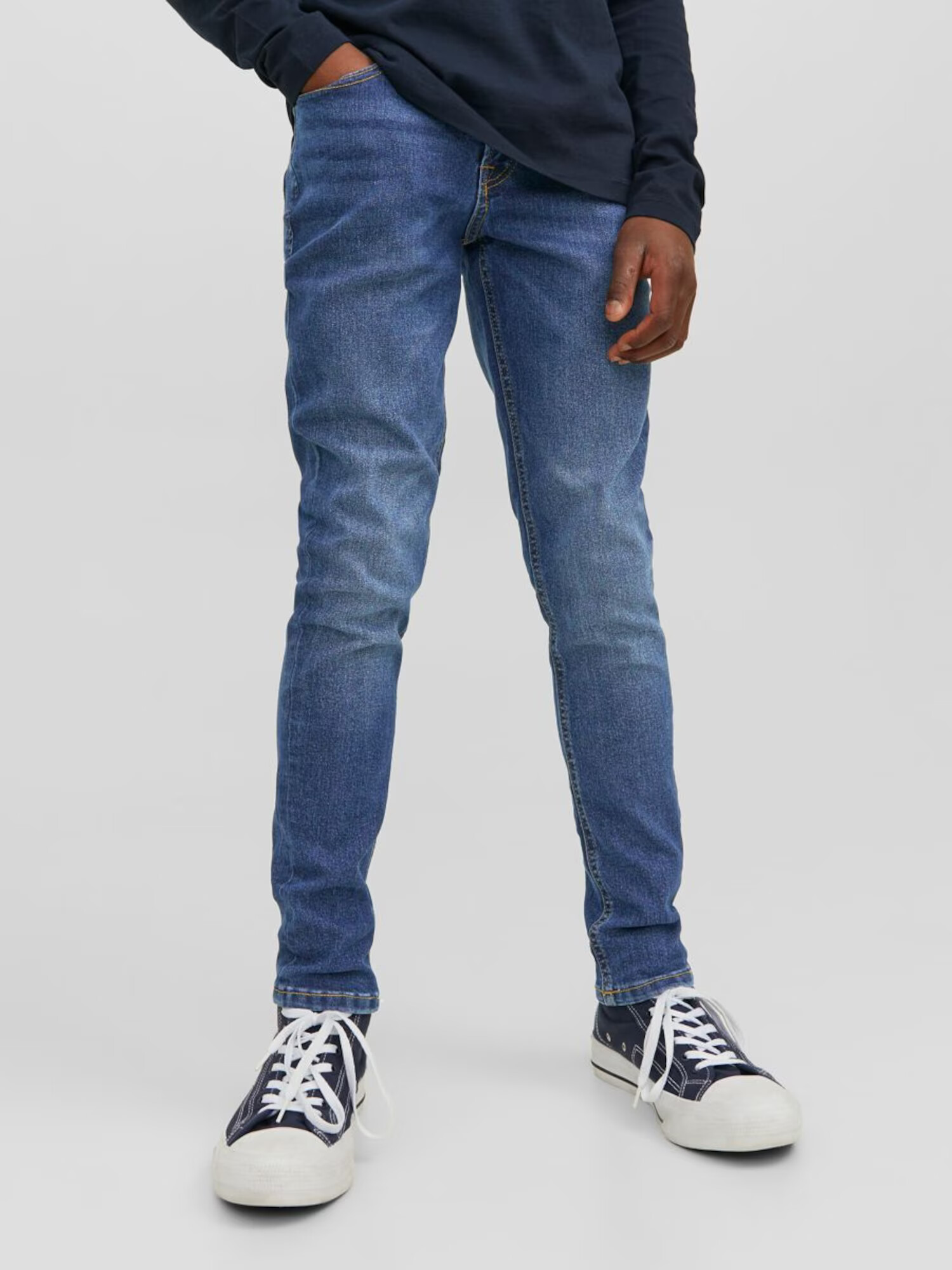 Jack & Jones Junior Kavbojke 'Liam' moder denim - Pepit.si