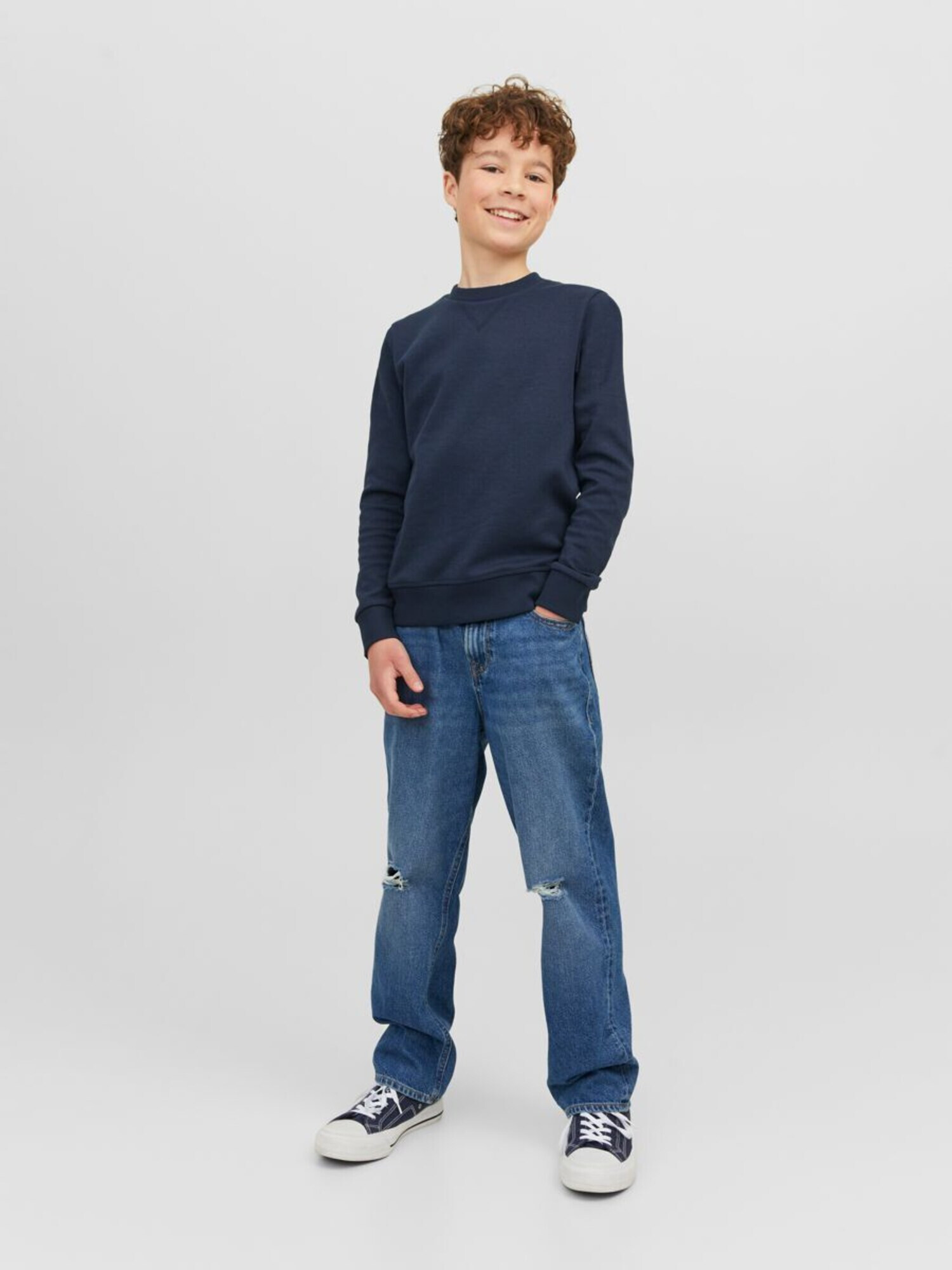 Jack & Jones Junior Kavbojke modra - Pepit.si