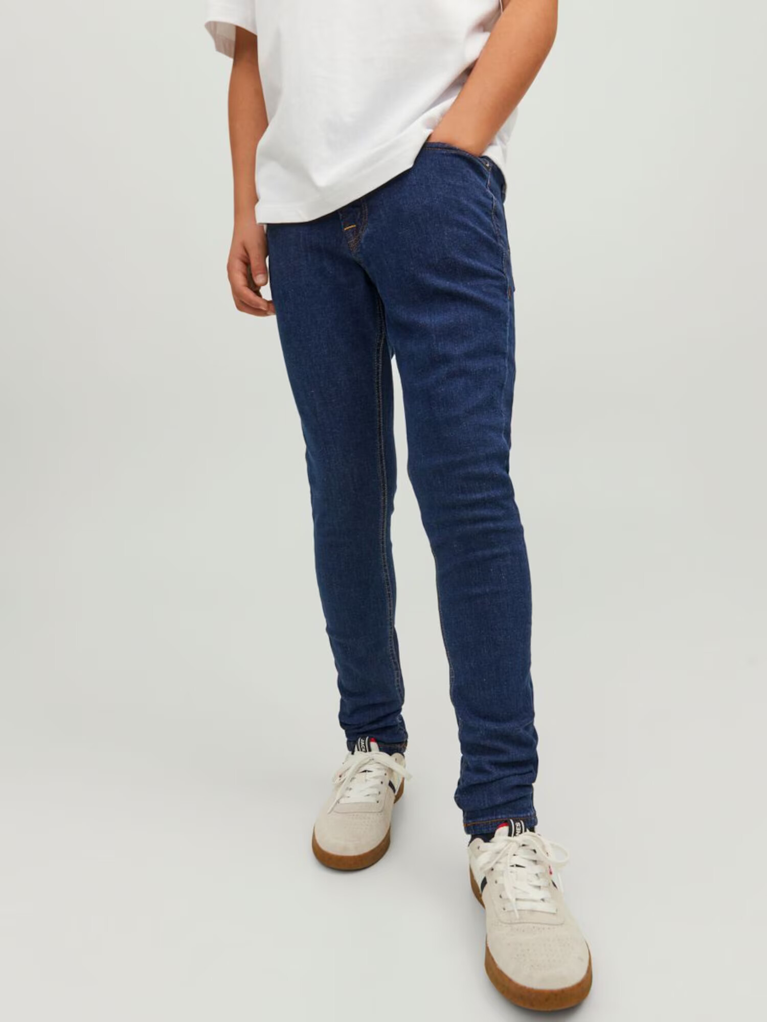 Jack & Jones Junior Kavbojke temno modra - Pepit.si