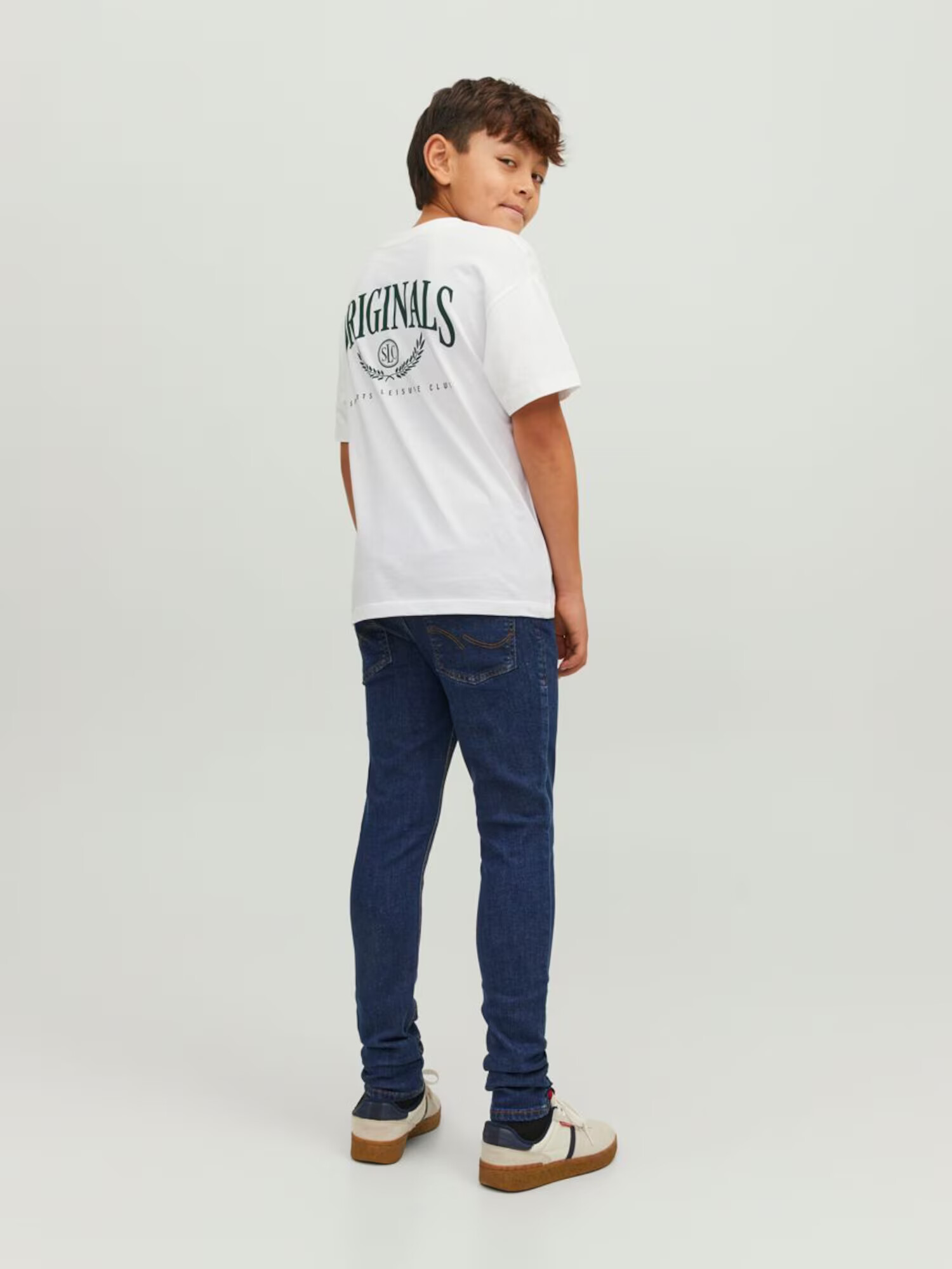 Jack & Jones Junior Kavbojke temno modra - Pepit.si