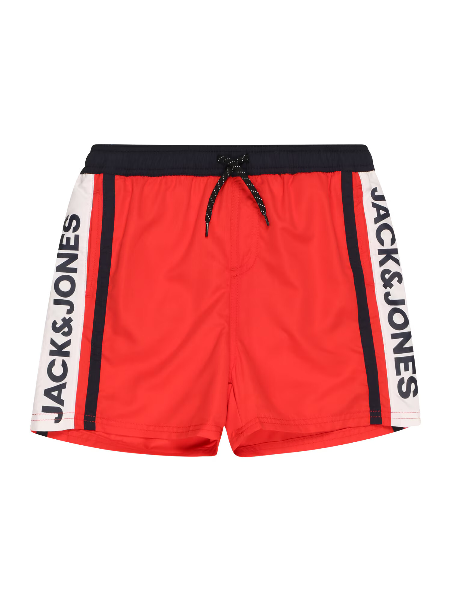 Jack & Jones Junior Kratke kopalne hlače 'CRETE' mornarska / rdeča / črna / bela - Pepit.si