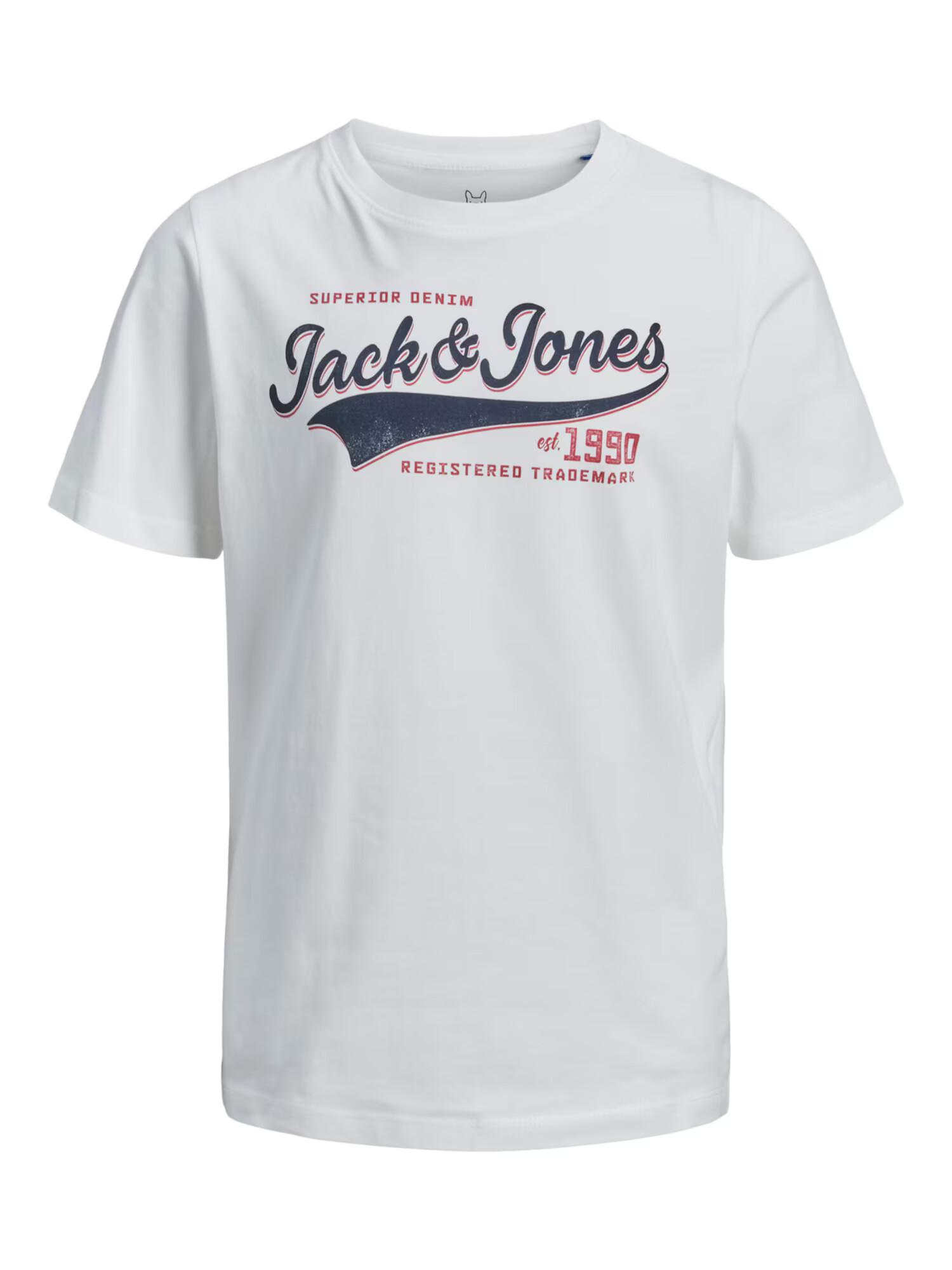 Jack & Jones Junior Majica mornarska / rdeča / bela - Pepit.si