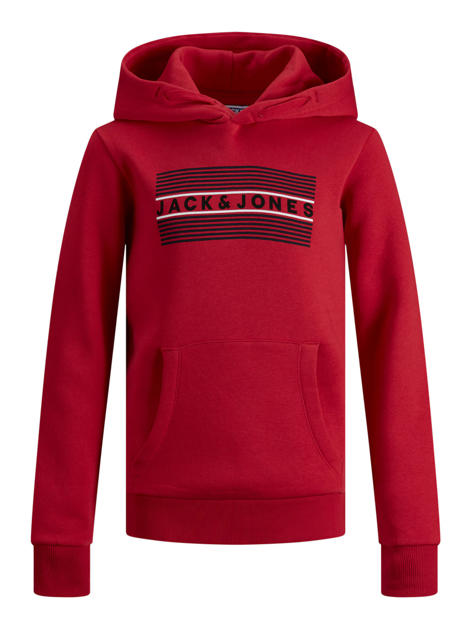 Jack & Jones Junior Majica grenada / črna / bela - Pepit.si