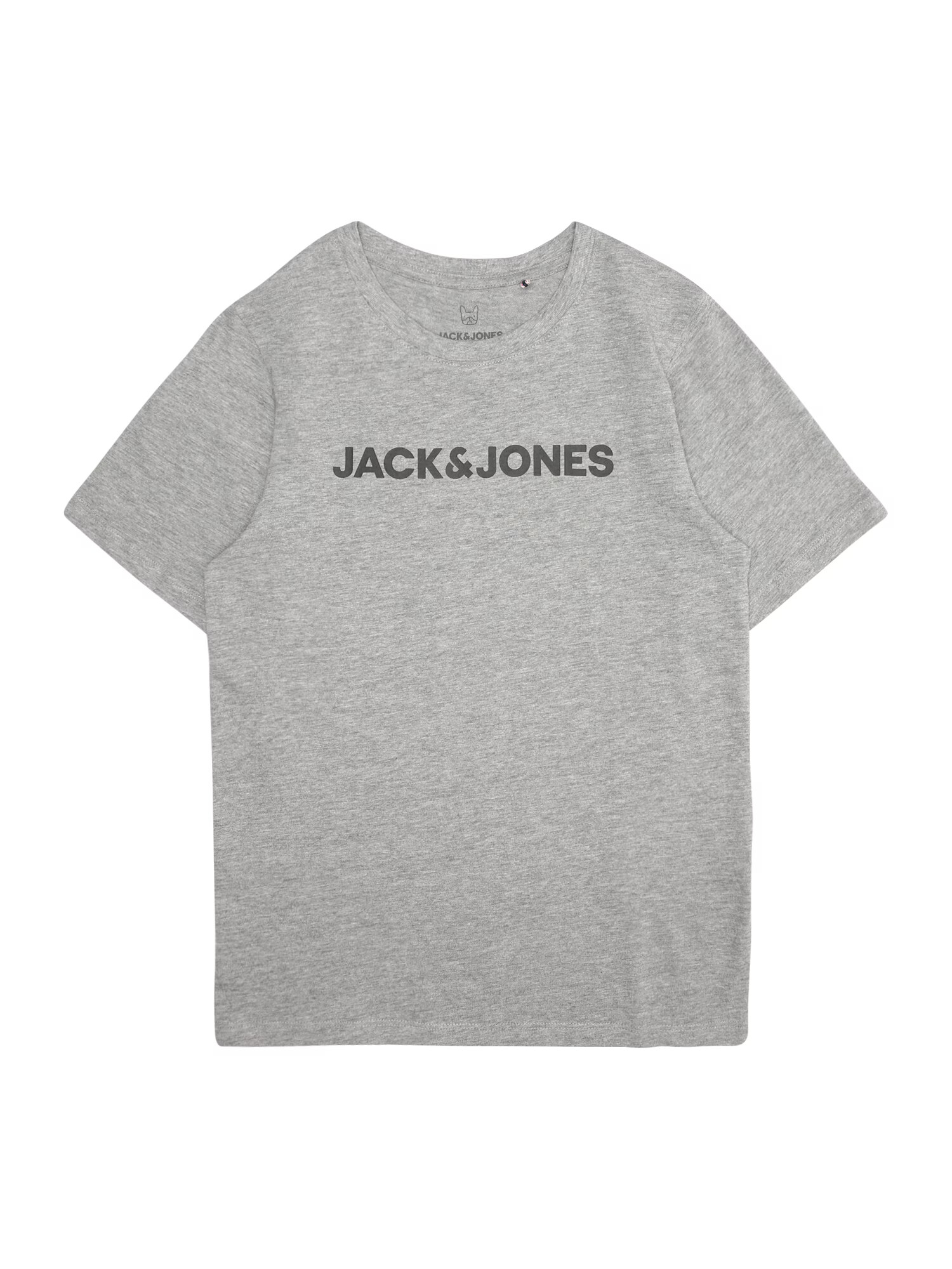 Jack & Jones Junior Majica 'Ecorp' pegasto siva / črna - Pepit.si