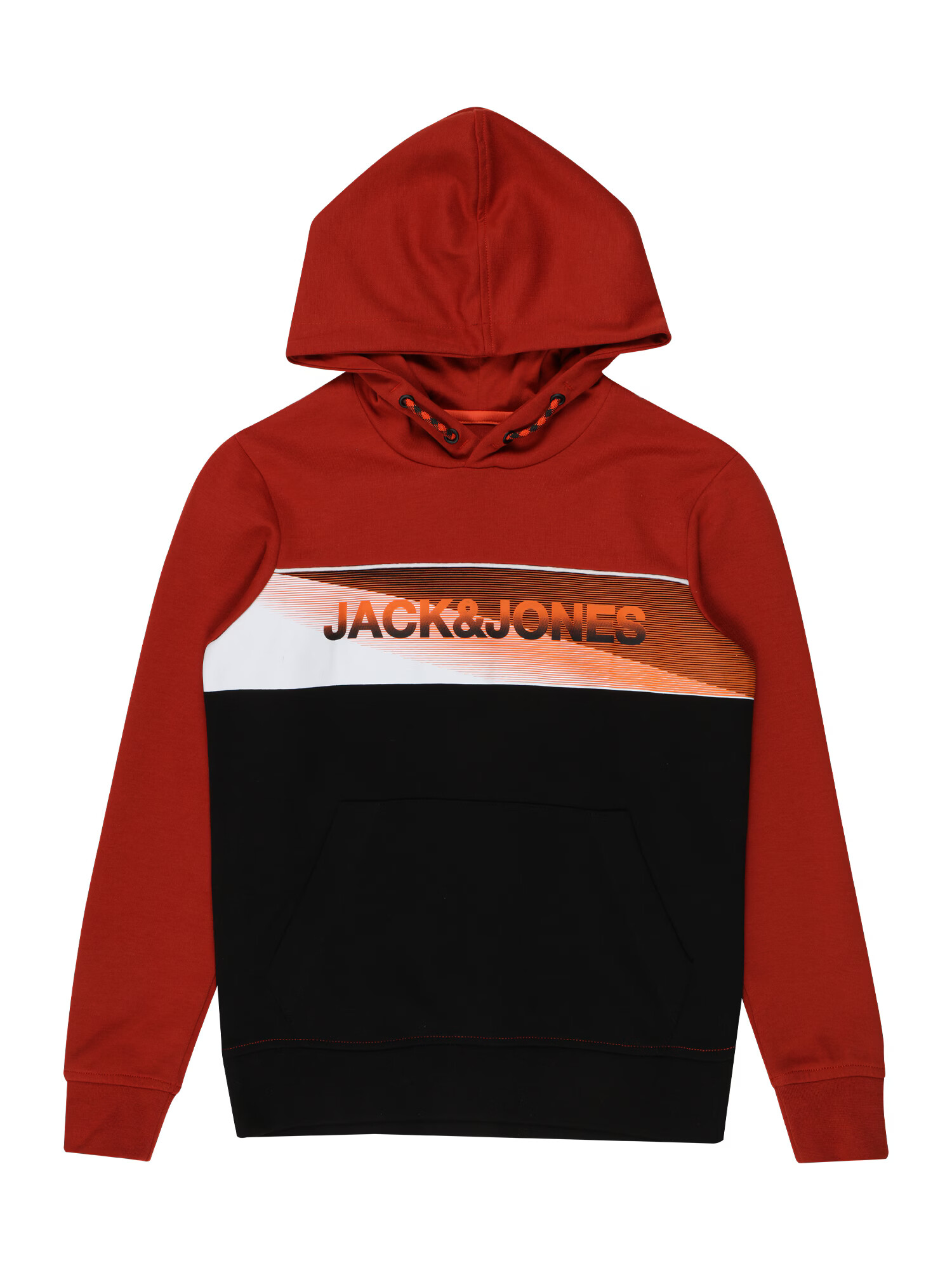 Jack & Jones Junior Majica 'JENSON' temno modra / bela / melona / krvavo rdeča - Pepit.si