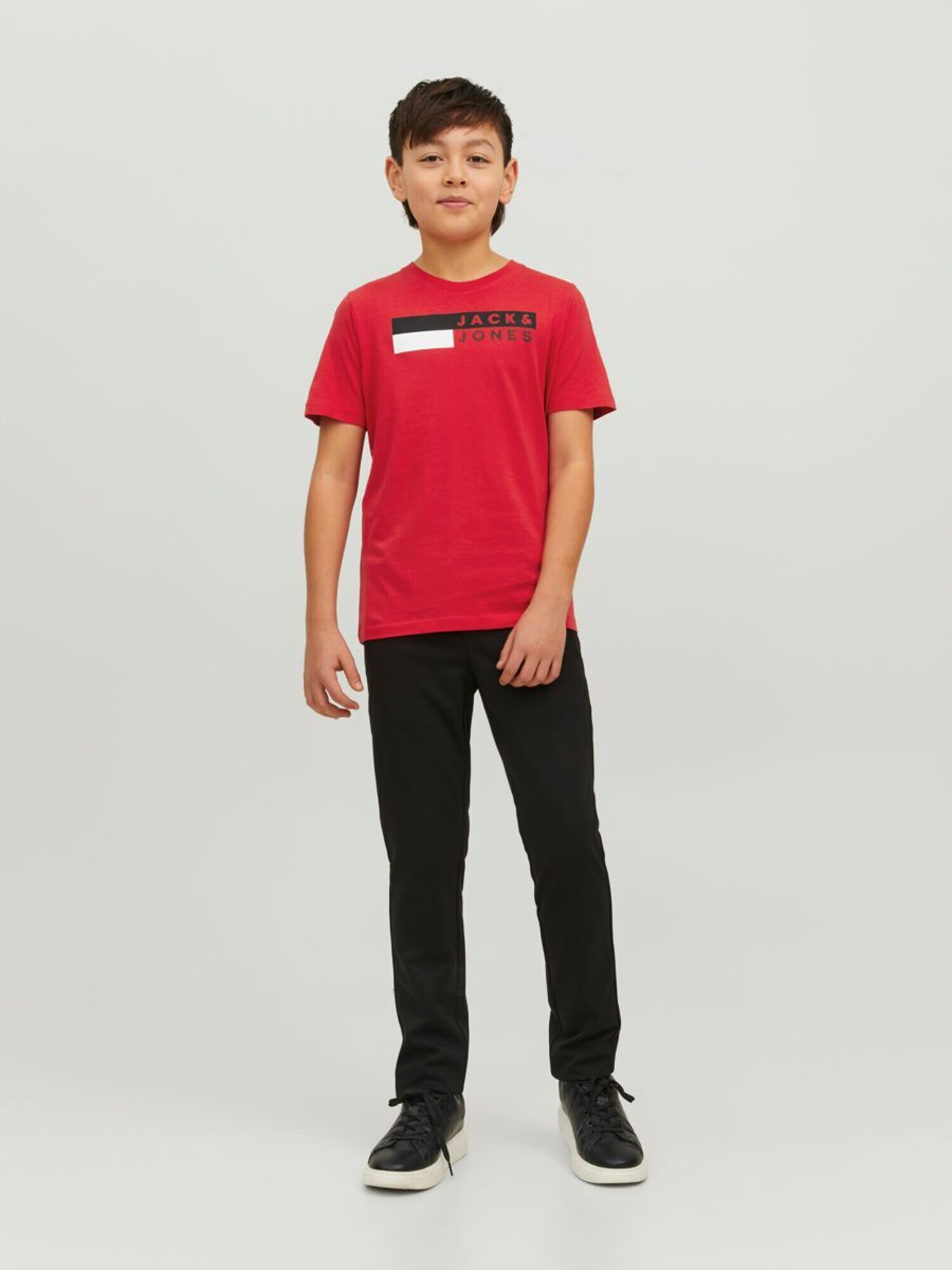 Jack & Jones Junior Majica modra / rdeča / bela - Pepit.si