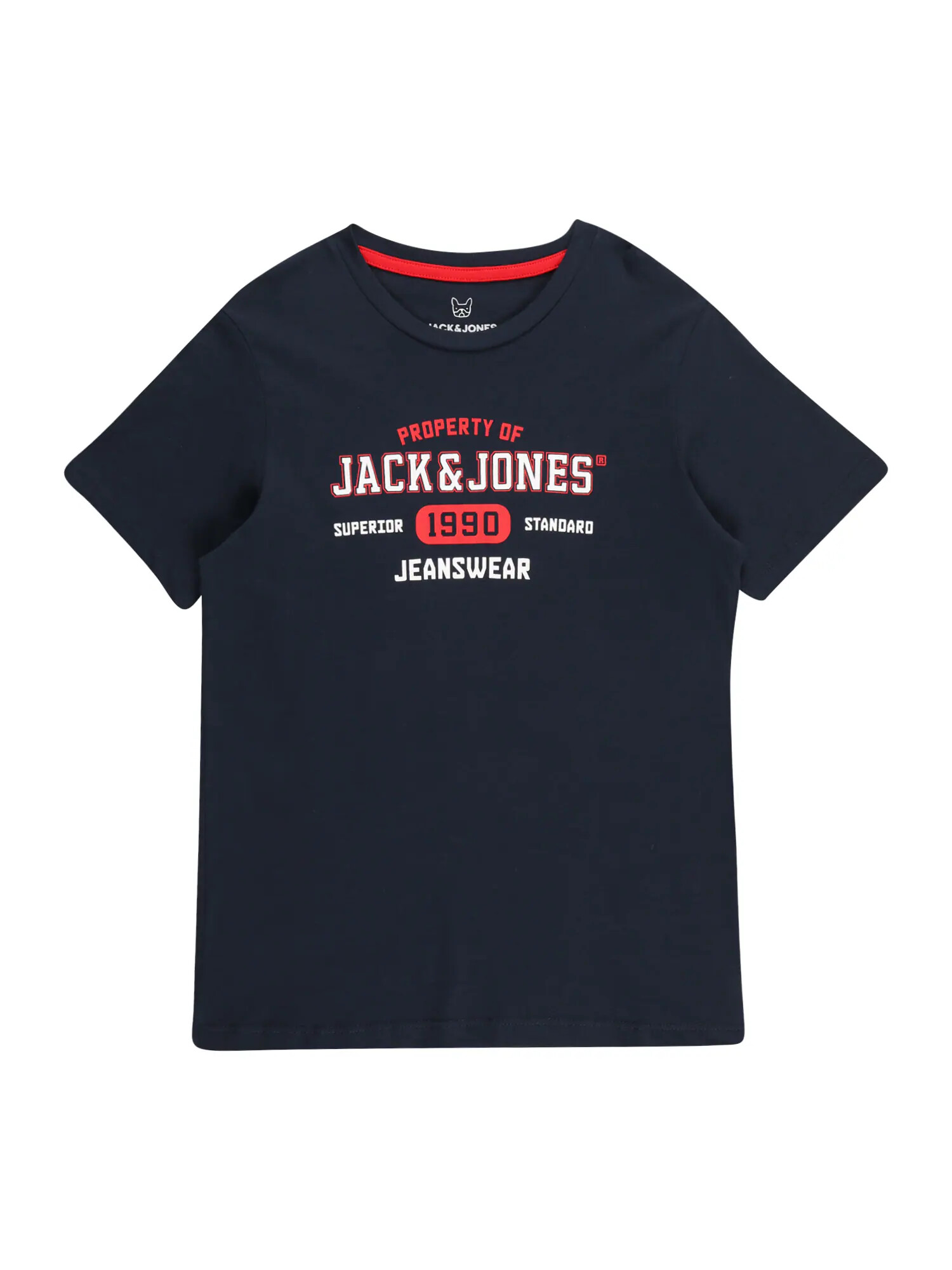 Jack & Jones Junior Majica mornarska / rdeča / bela - Pepit.si