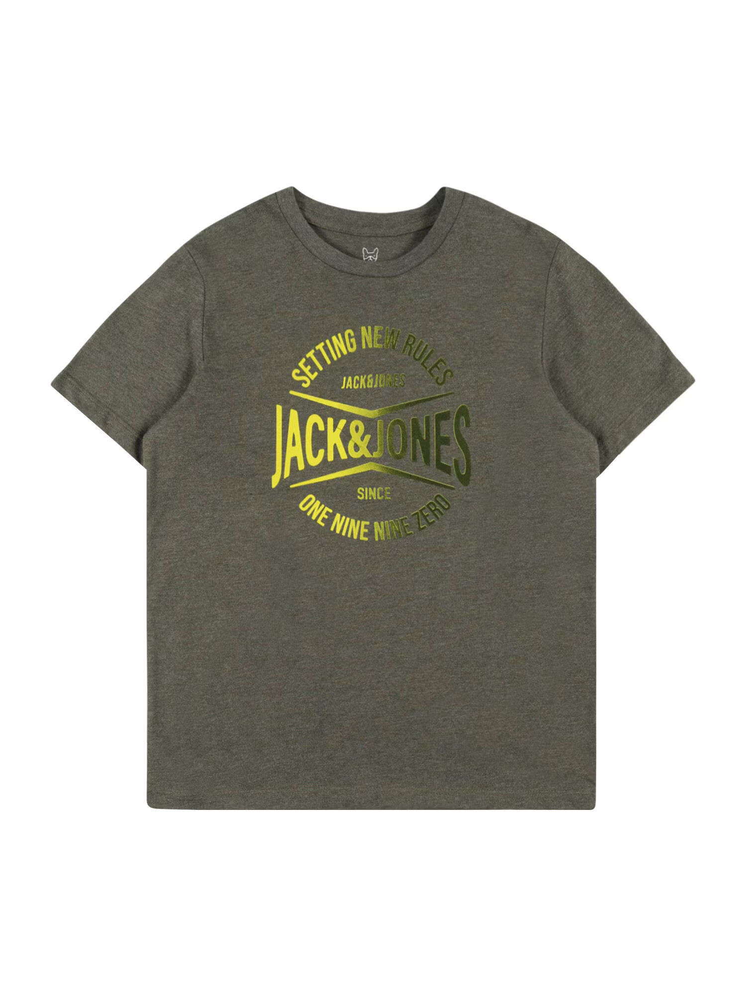 Jack & Jones Junior Majica 'Nick' kaki / temno zelena / kivi - Pepit.si