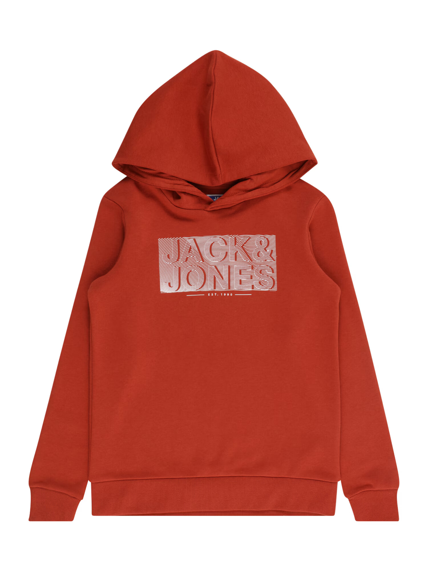 Jack & Jones Junior Majica 'PETER' rjasto rdeča / bela - Pepit.si