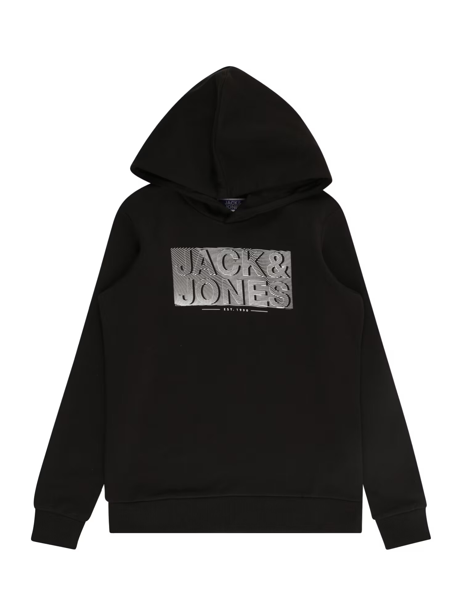 Jack & Jones Junior Majica 'PETER' siva / črna - Pepit.si