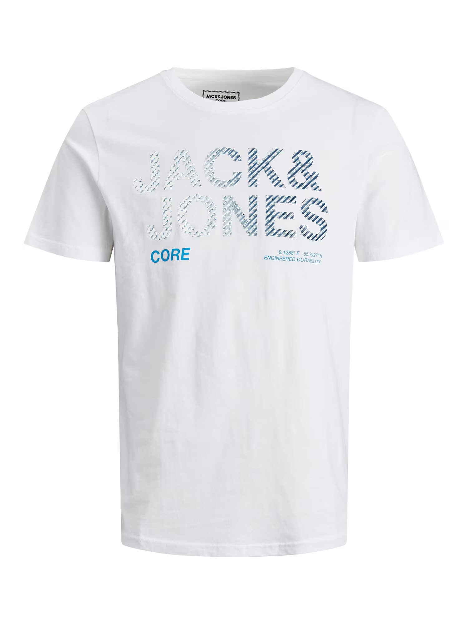 Jack & Jones Junior Majica 'Poky' off-bela / mornarska / modra - Pepit.si