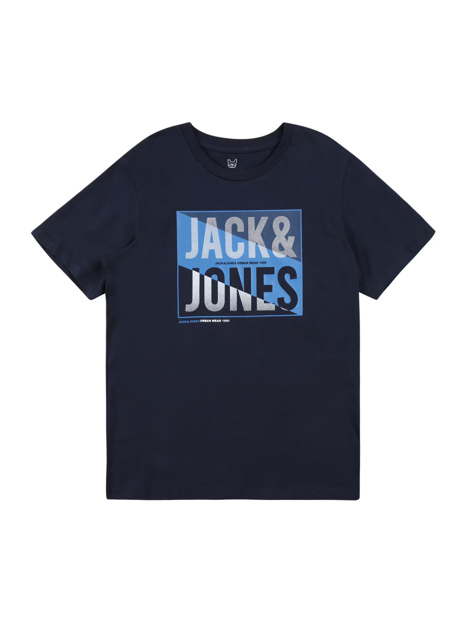 Jack & Jones Junior Majica 'SCOTT' modra / mornarska / siva / bela - Pepit.si