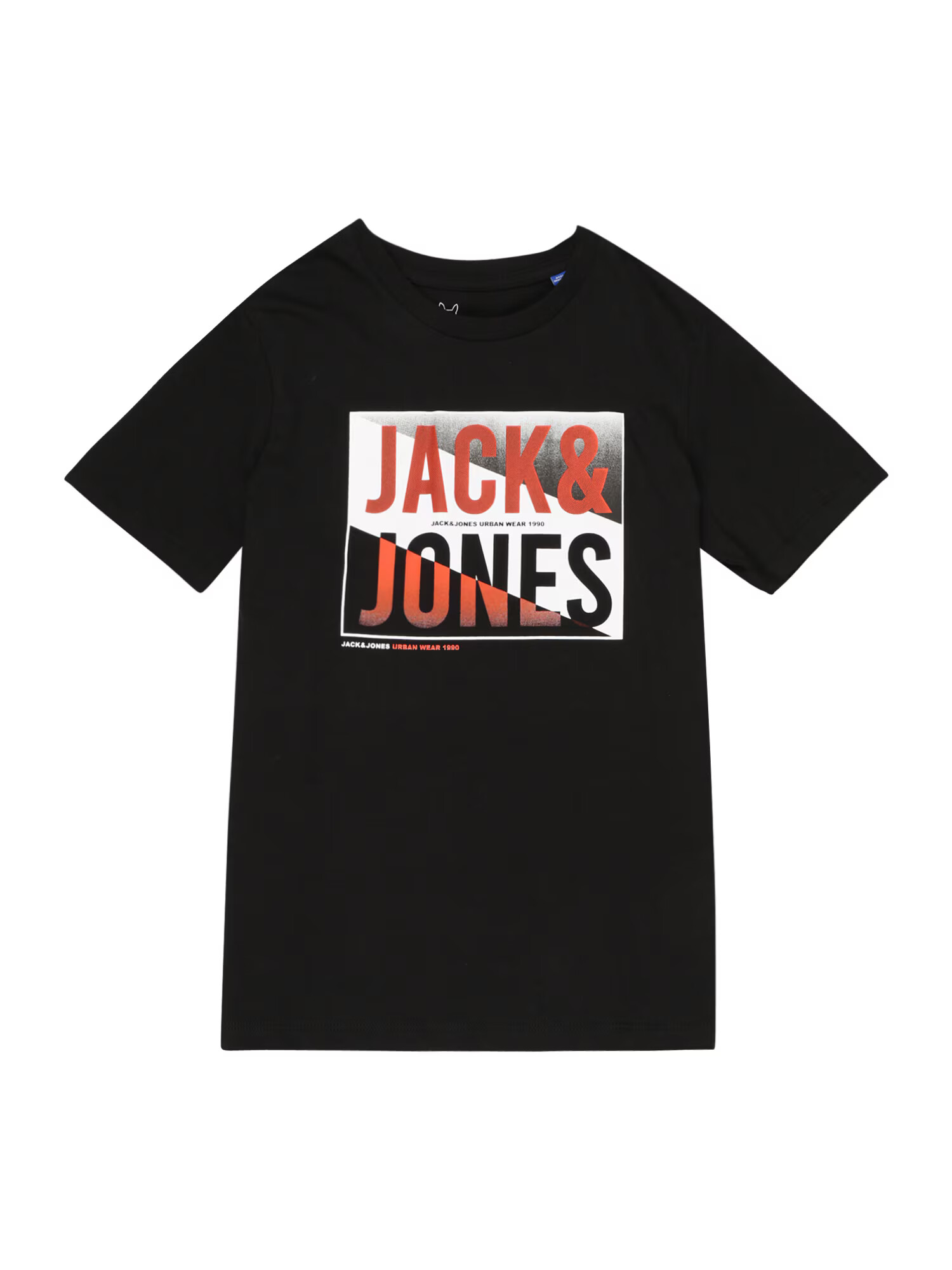 Jack & Jones Junior Majica 'SCOTT' pegasto siva / oranžna / črna / bela - Pepit.si