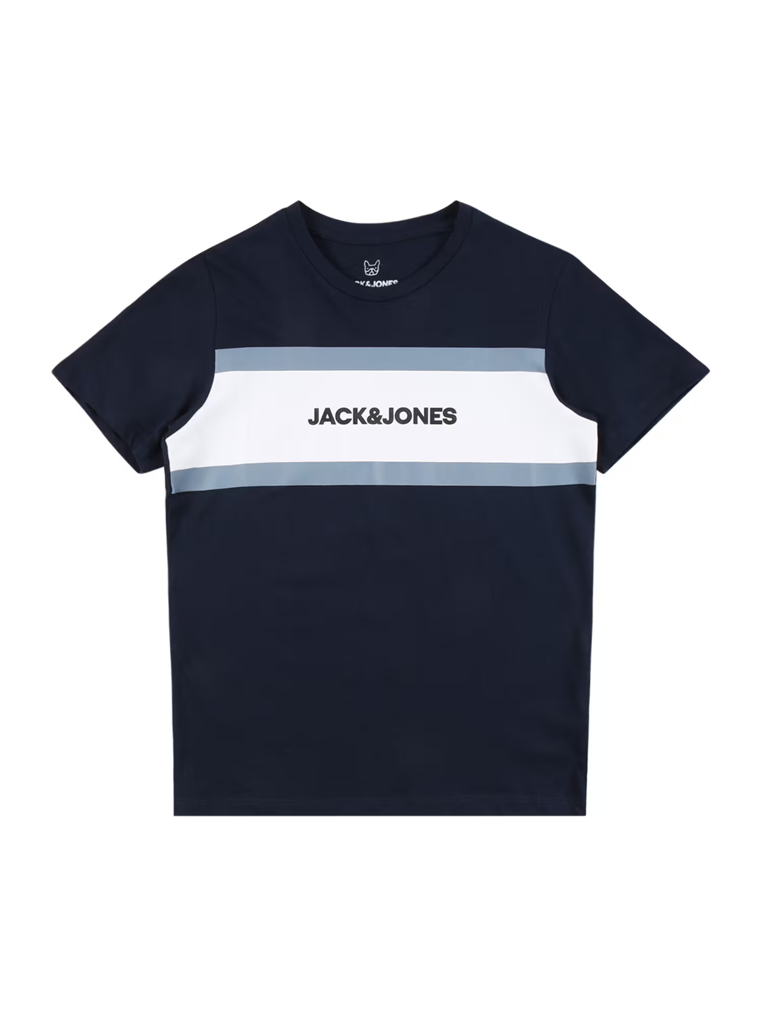 Jack & Jones Junior Majica 'SHAKE' mornarska / bela / opal - Pepit.si