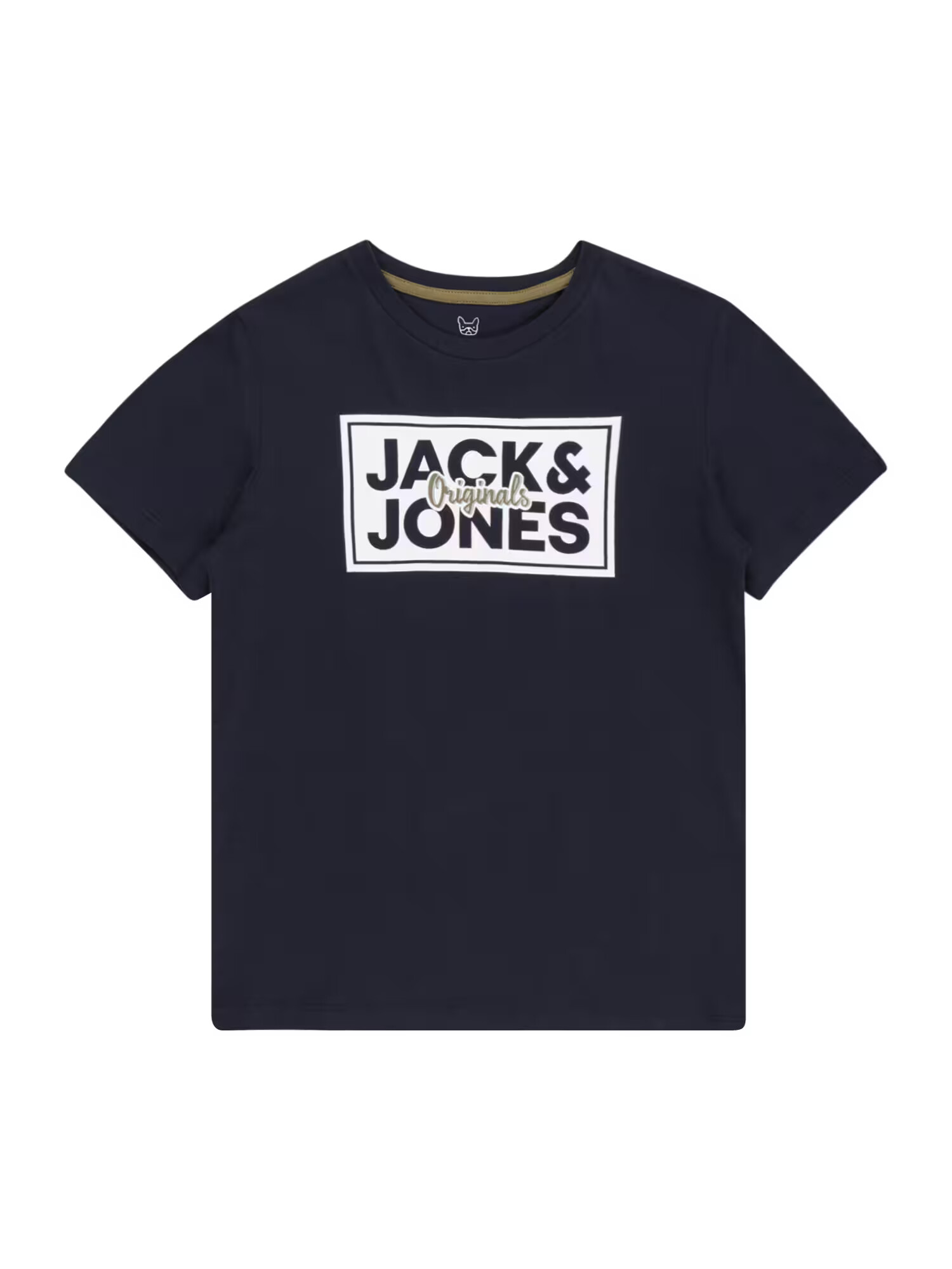 Jack & Jones Junior Majica temno modra / bela - Pepit.si