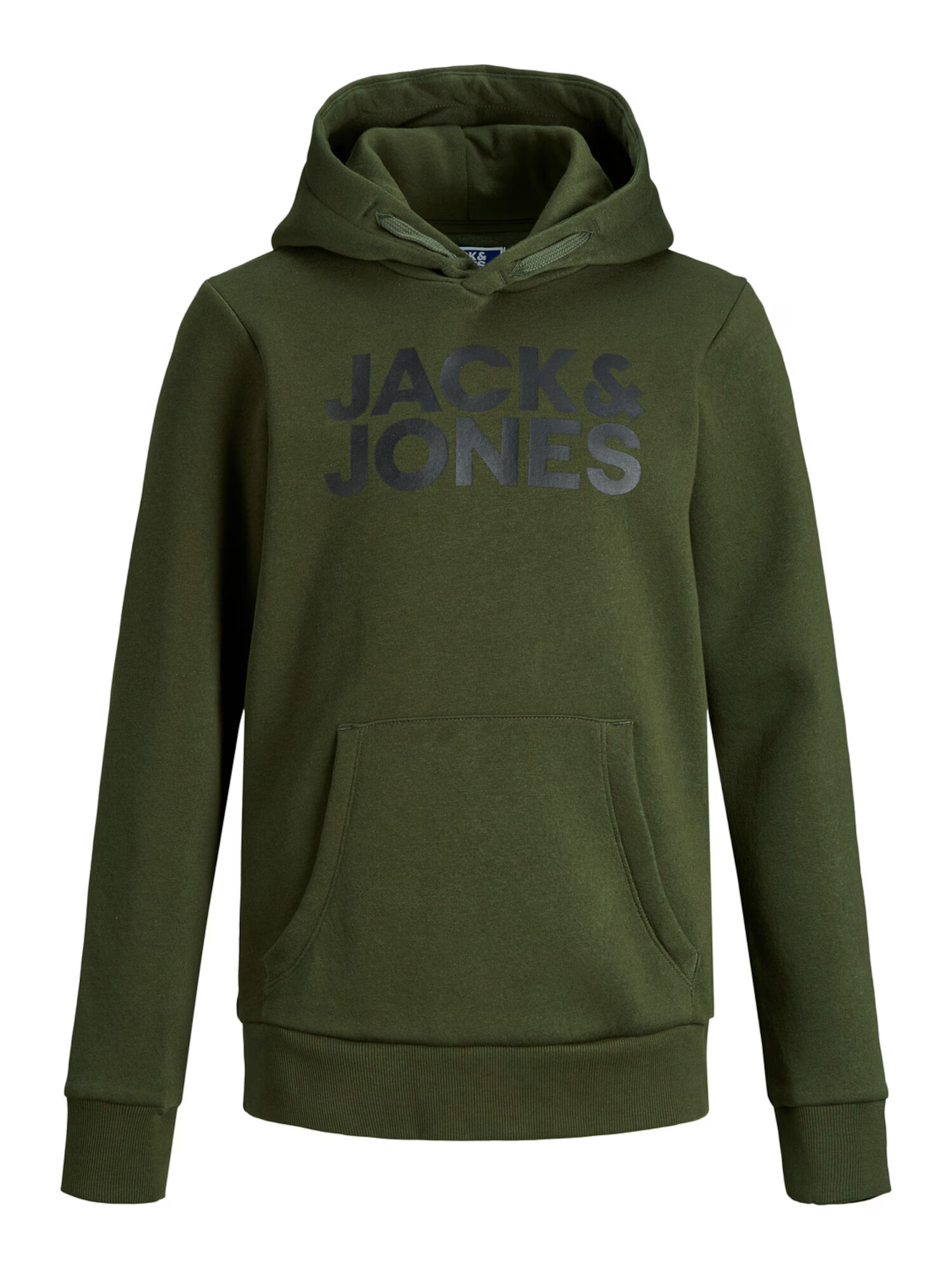 Jack & Jones Junior Majica temno zelena / črna - Pepit.si