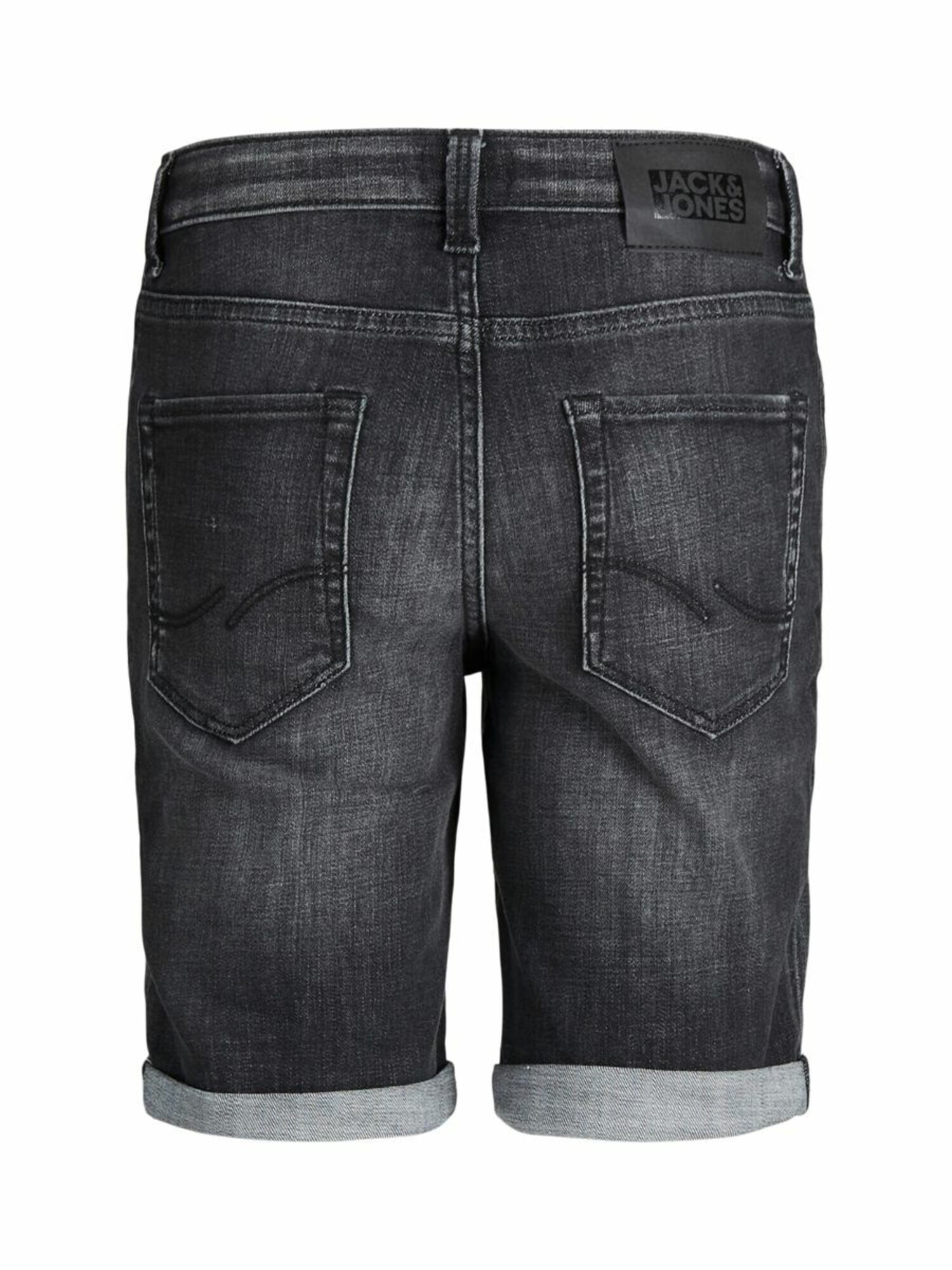 Jack & Jones Junior Kavbojke črn denim - Pepit.si