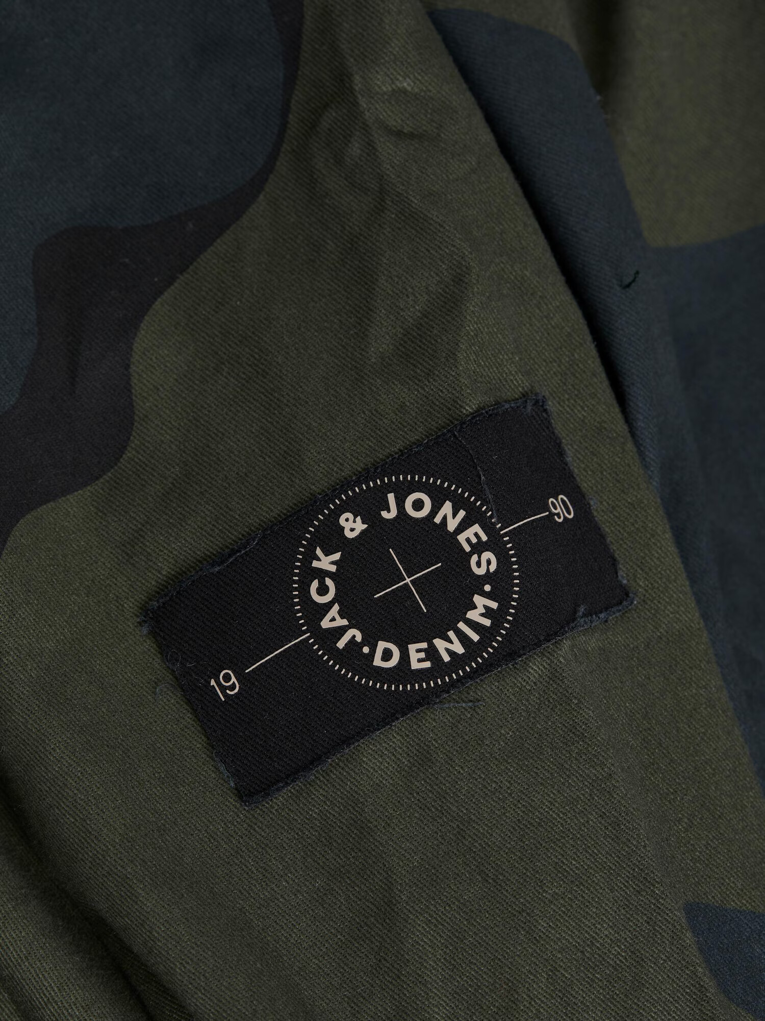 Jack & Jones Junior Srajca 'ARREN' kaki / temno zelena / črna - Pepit.si