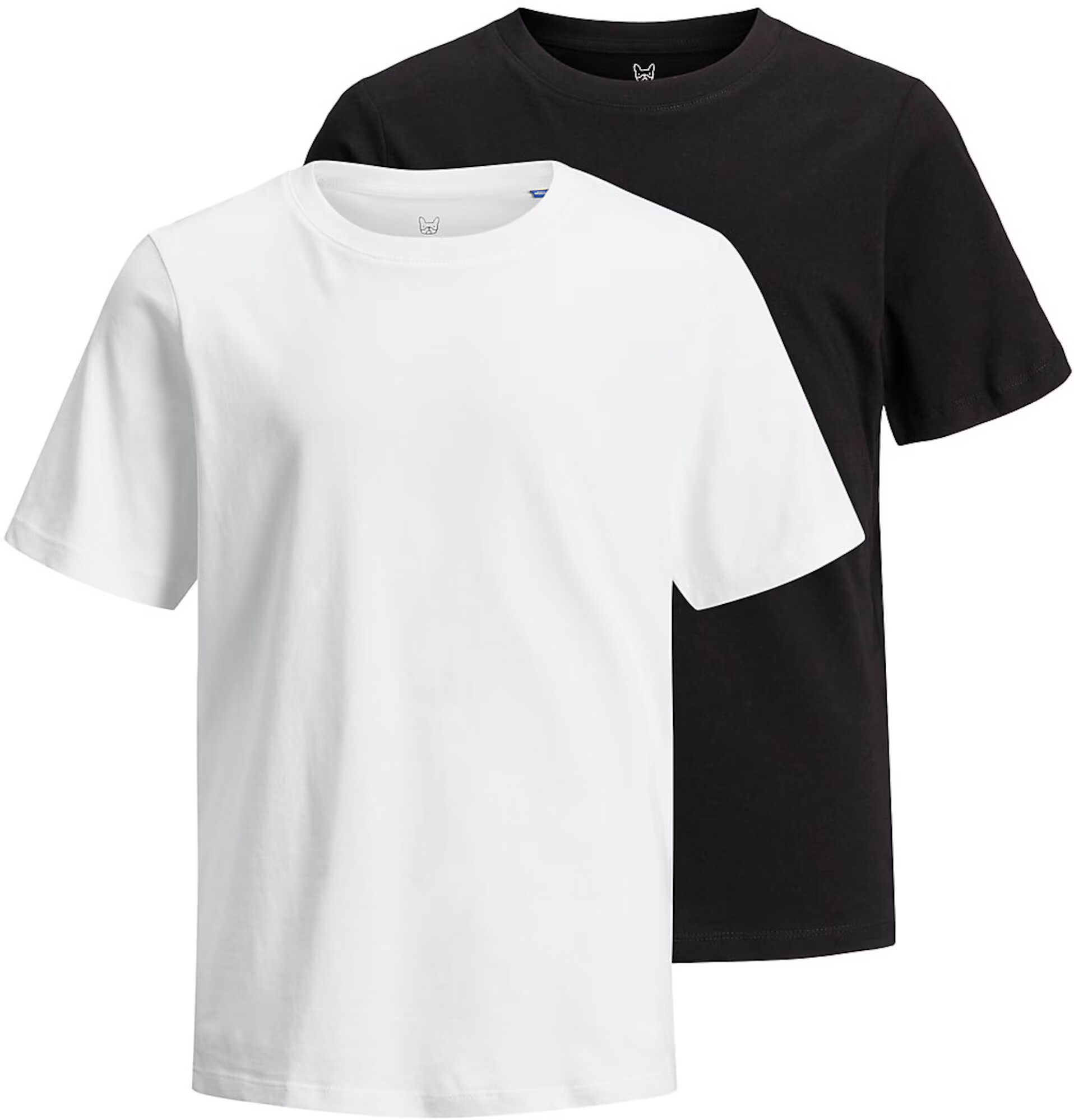 Jack & Jones Junior Majica črna / bela - Pepit.si